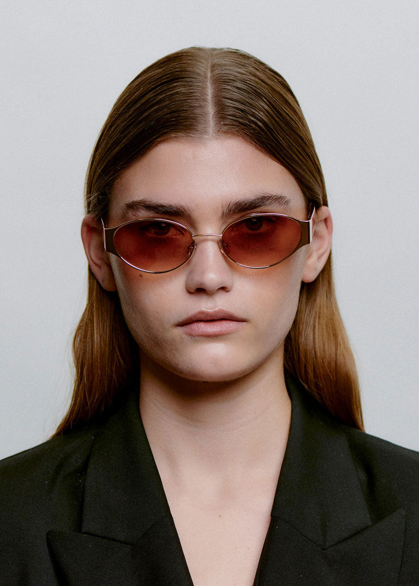 A. Kjaerbede Bella Sunglasses - Rosegold Havana