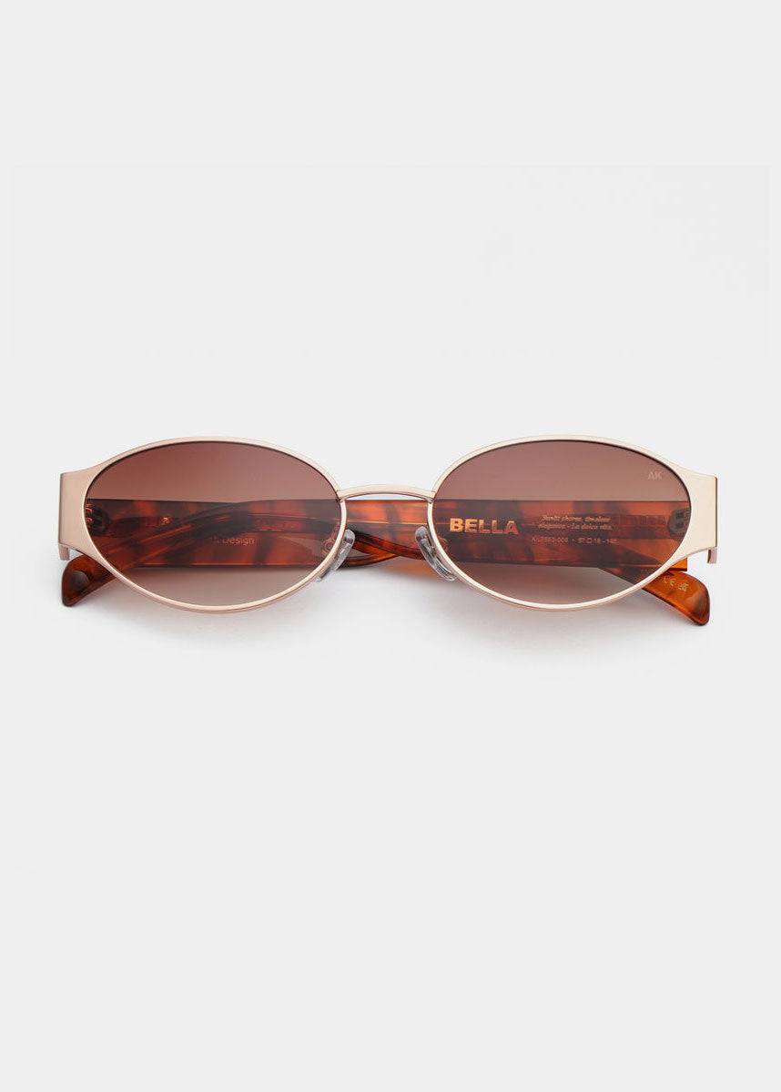 A. Kjaerbede Bella Sunglasses - Rosegold Havana
