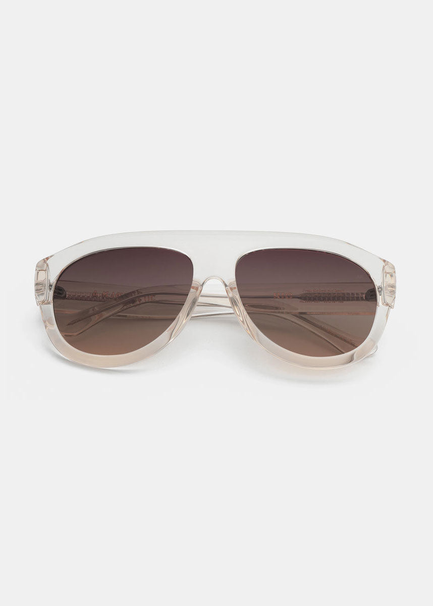 A. Kjaerbede Rio Sunglasses - Ecru Transparent