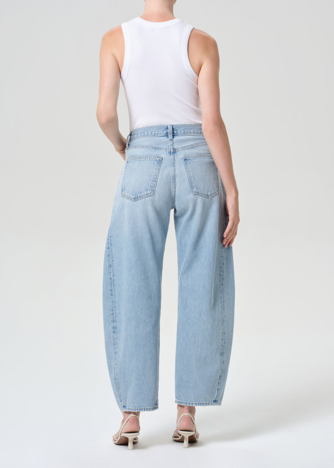Agolde Luna Pieced Taper Jeans - Addition
