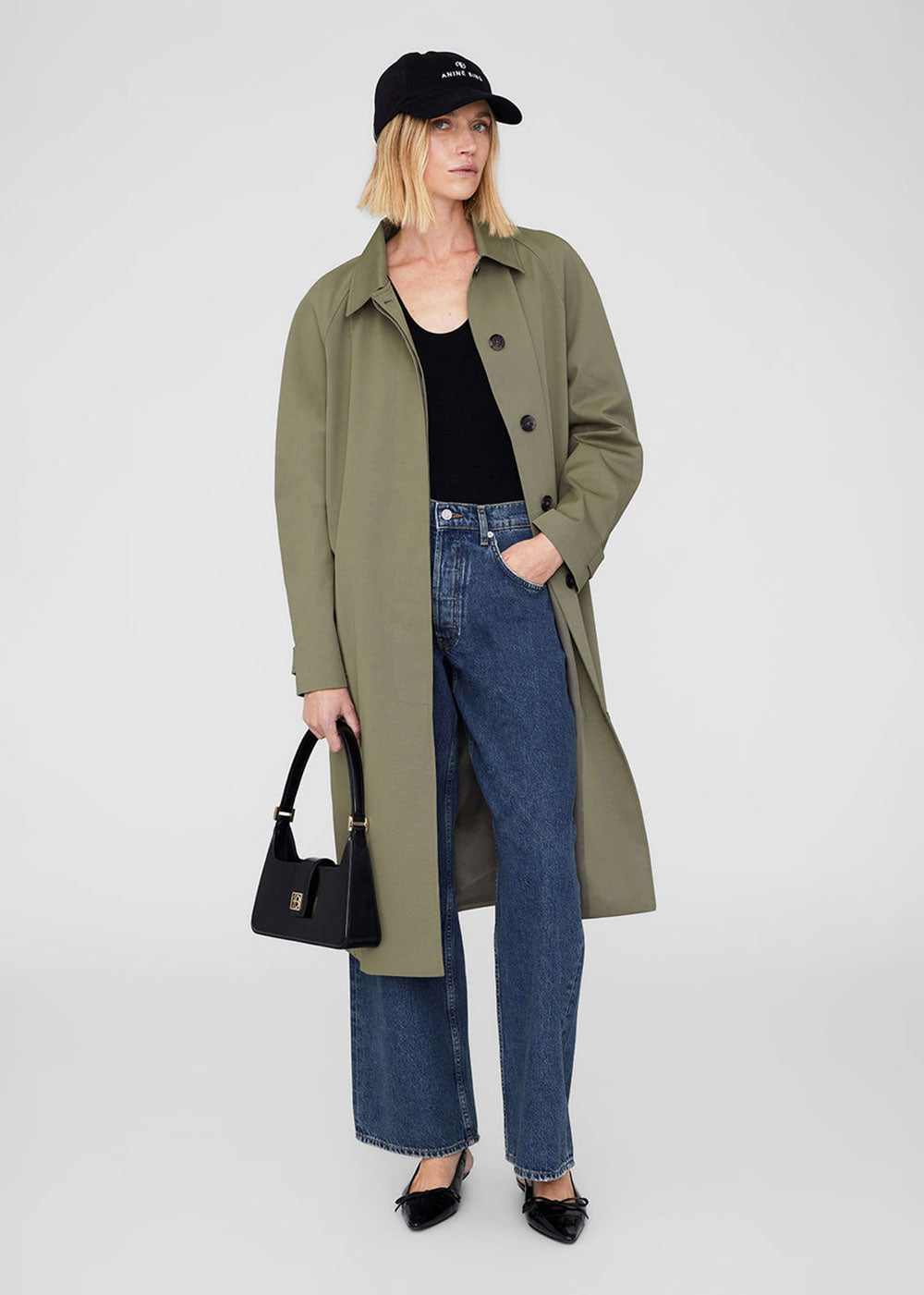 Anine Bing Jeremy Baseball Cap - Black