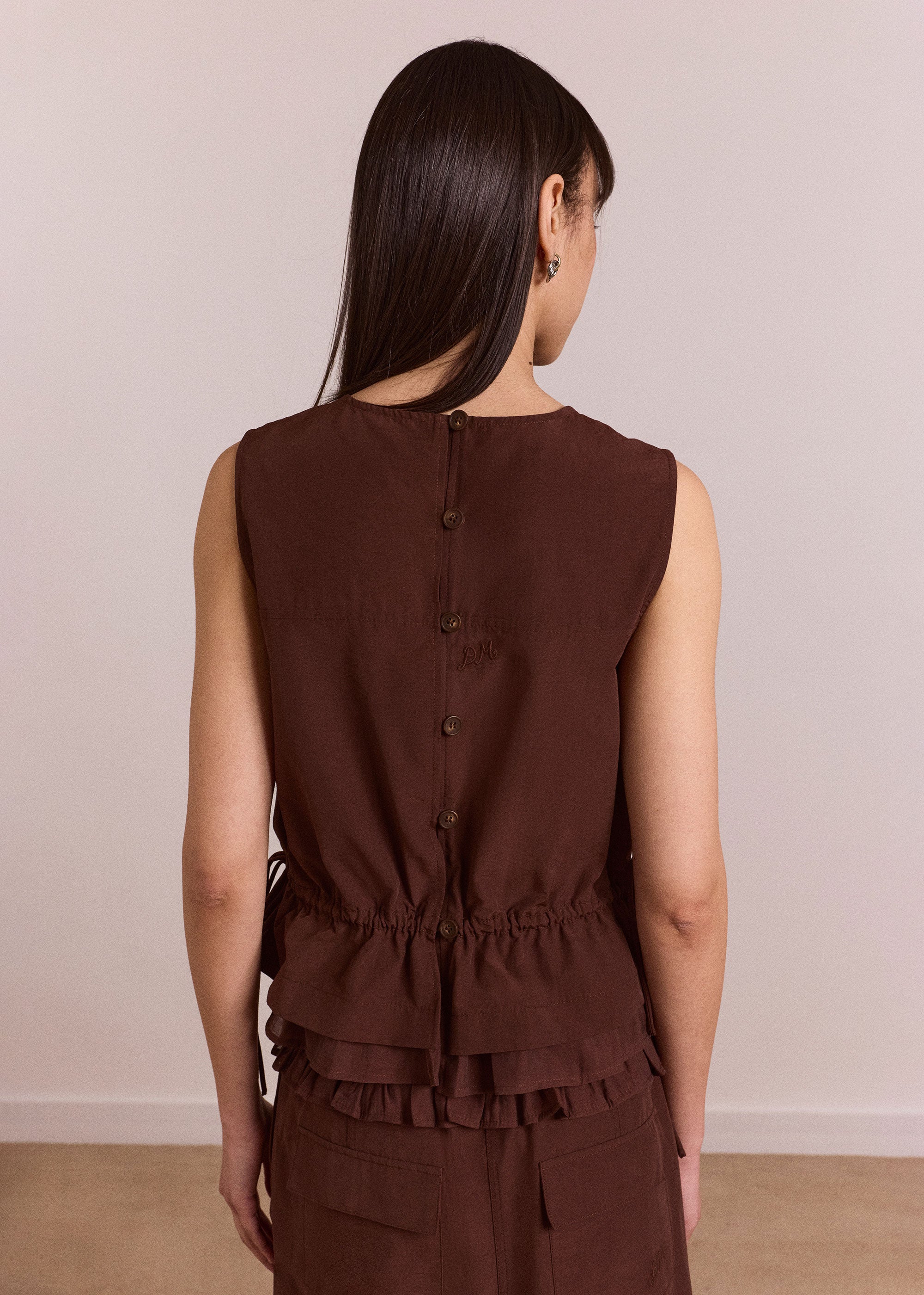 Damson Madder Ailani Blouse - Choc