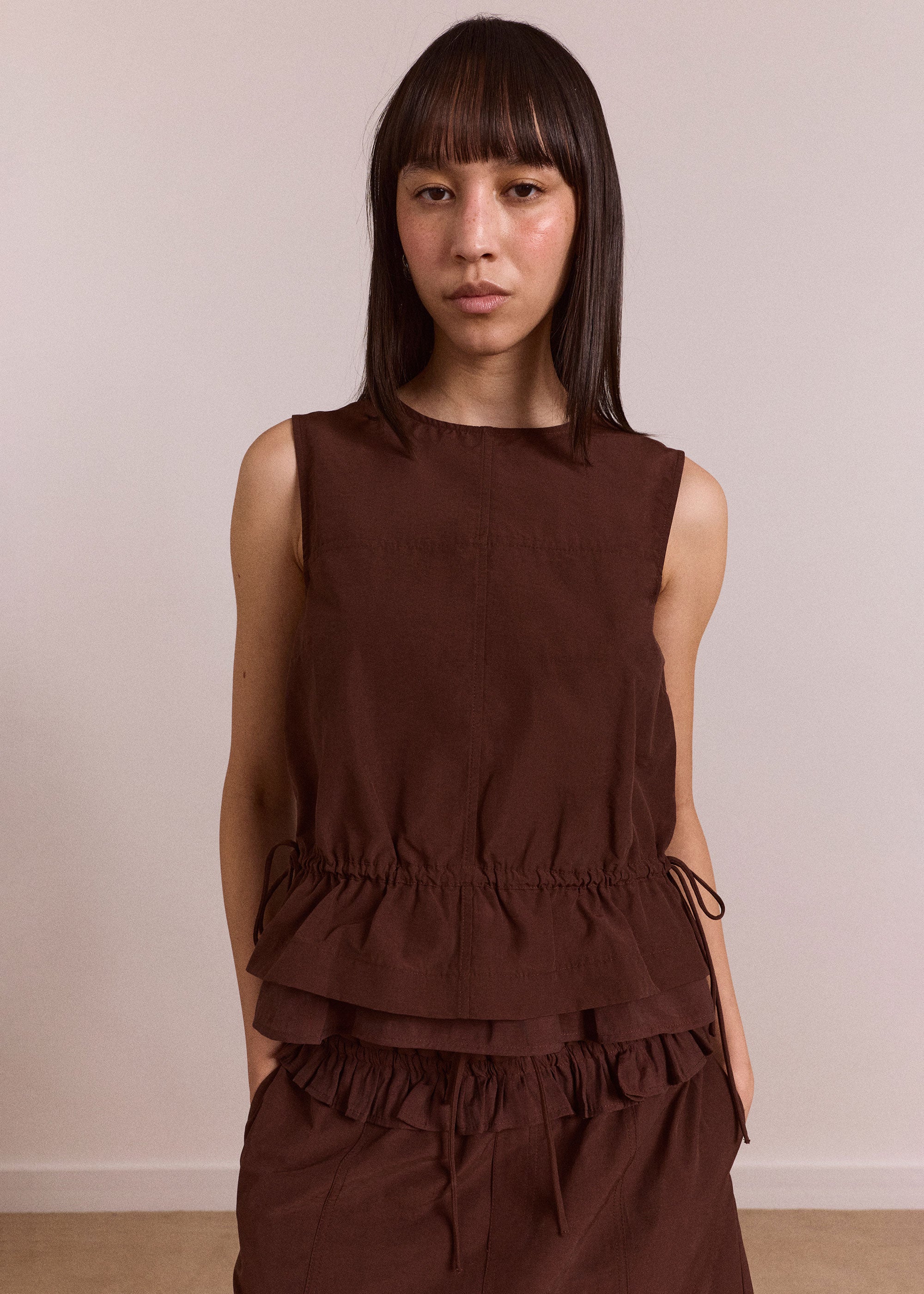 Damson Madder Ailani Blouse - Choc