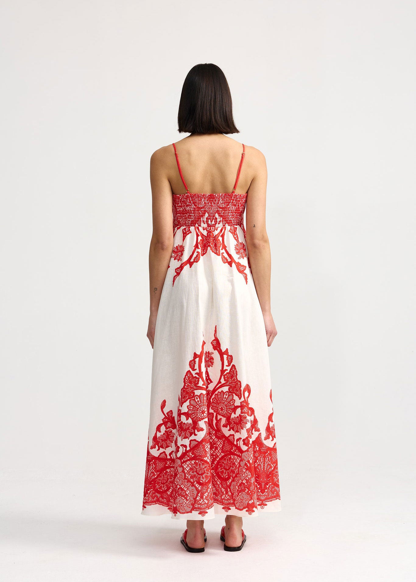 Aston Studio Rue Dress - Ruby Antique