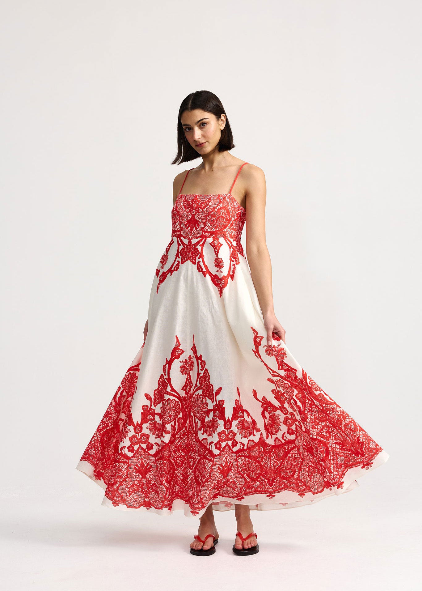 Aston Studio Rue Dress - Ruby Antique