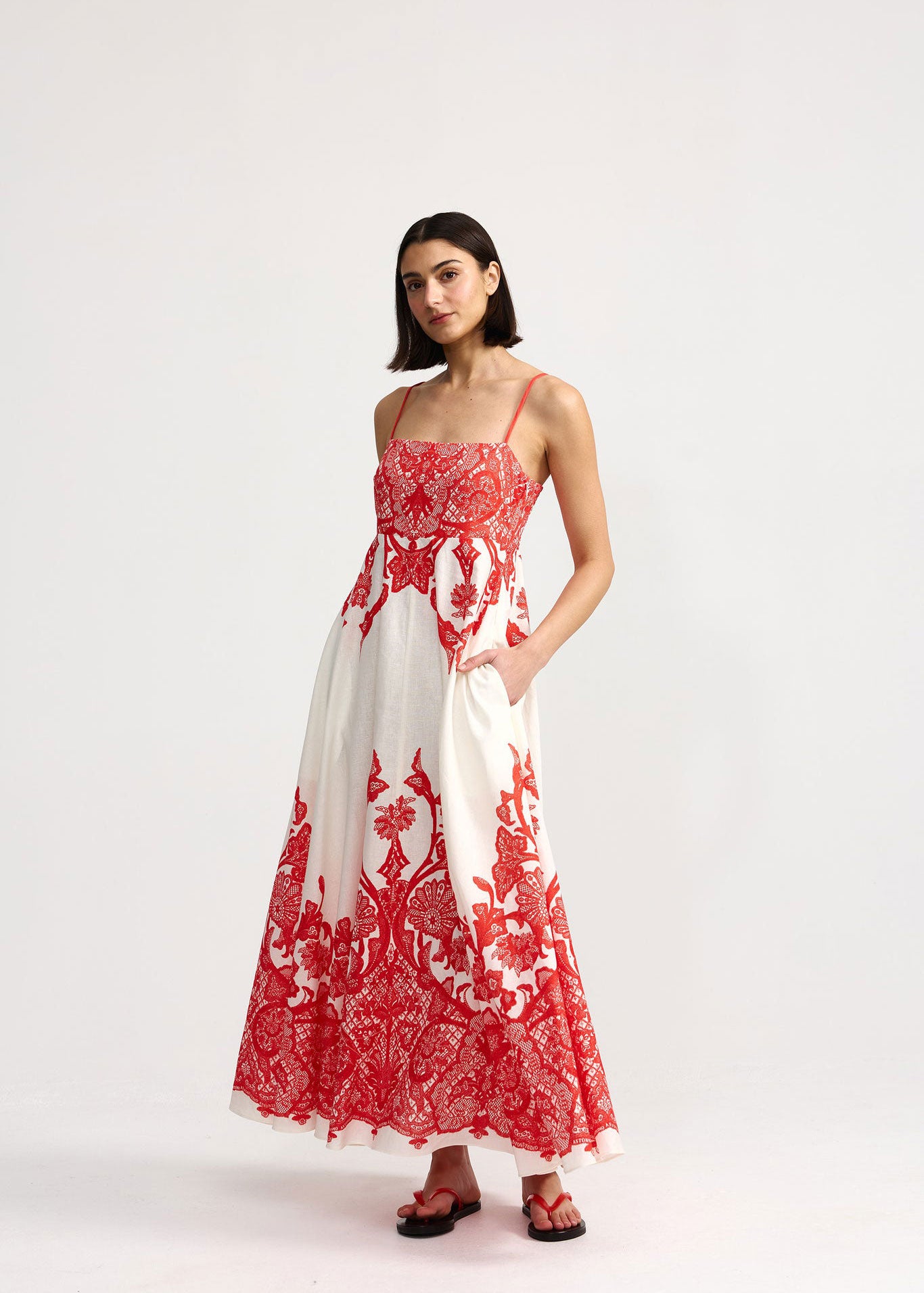 Aston Studio Rue Dress - Ruby Antique