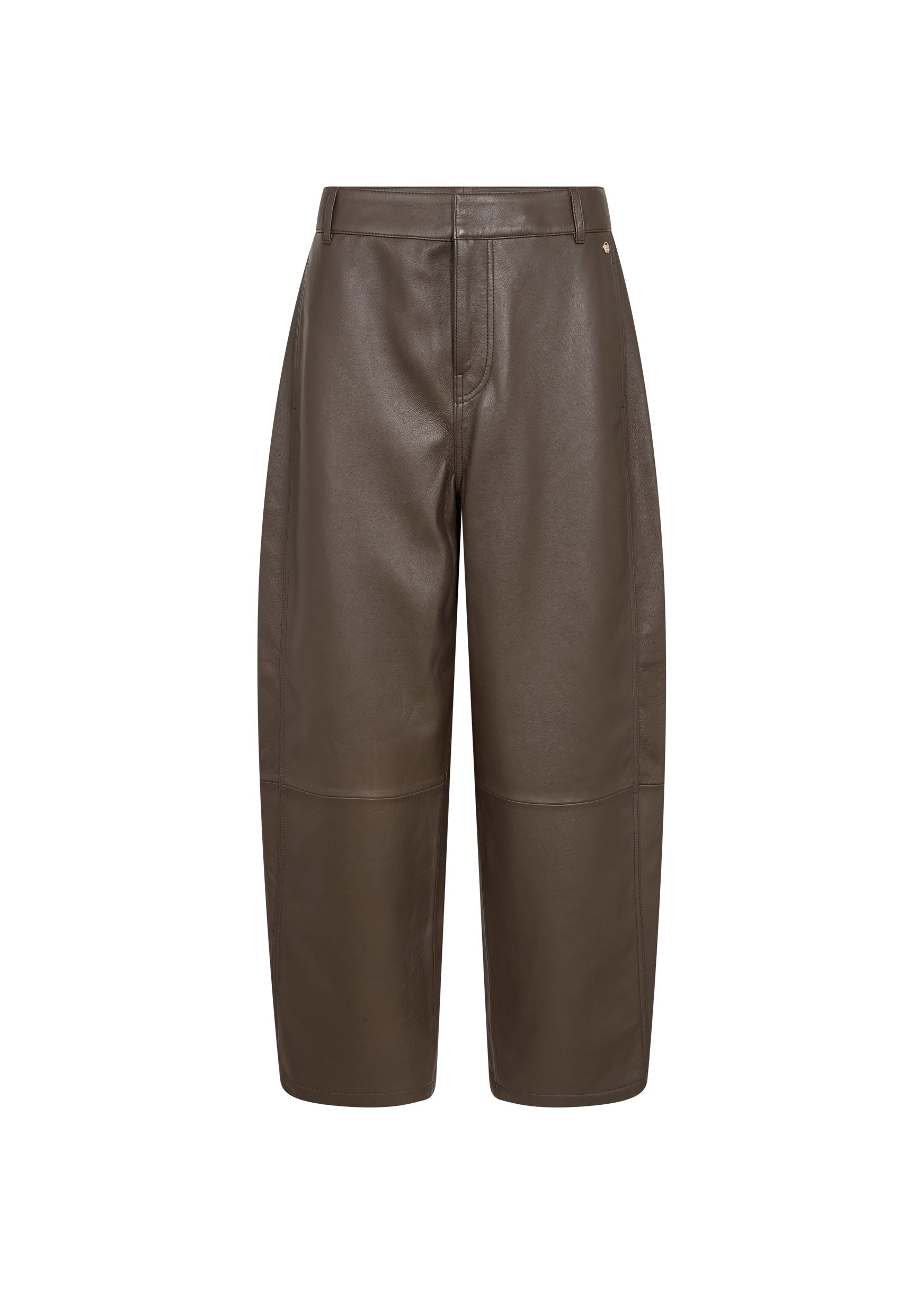 MOS MOSH MMBarrel Leather Trousers