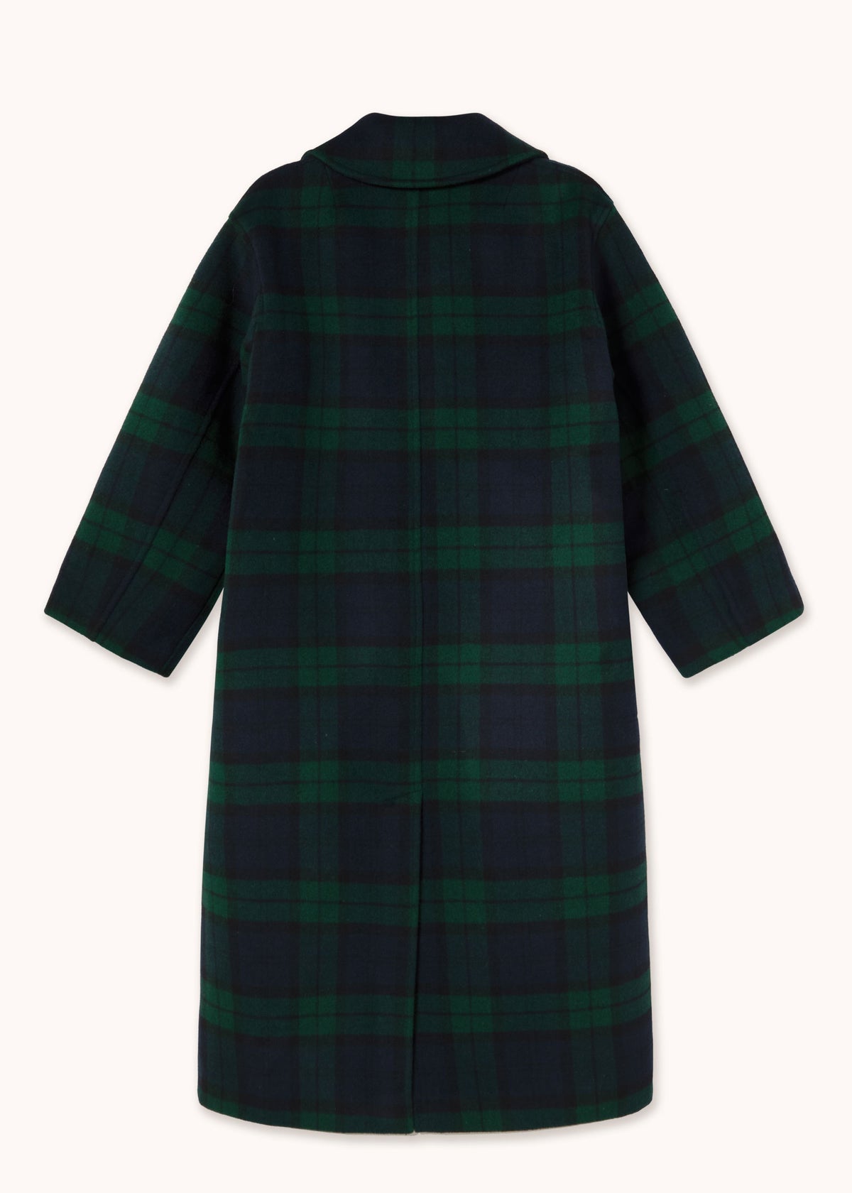 The Tiny Big Sister Long Check Coat