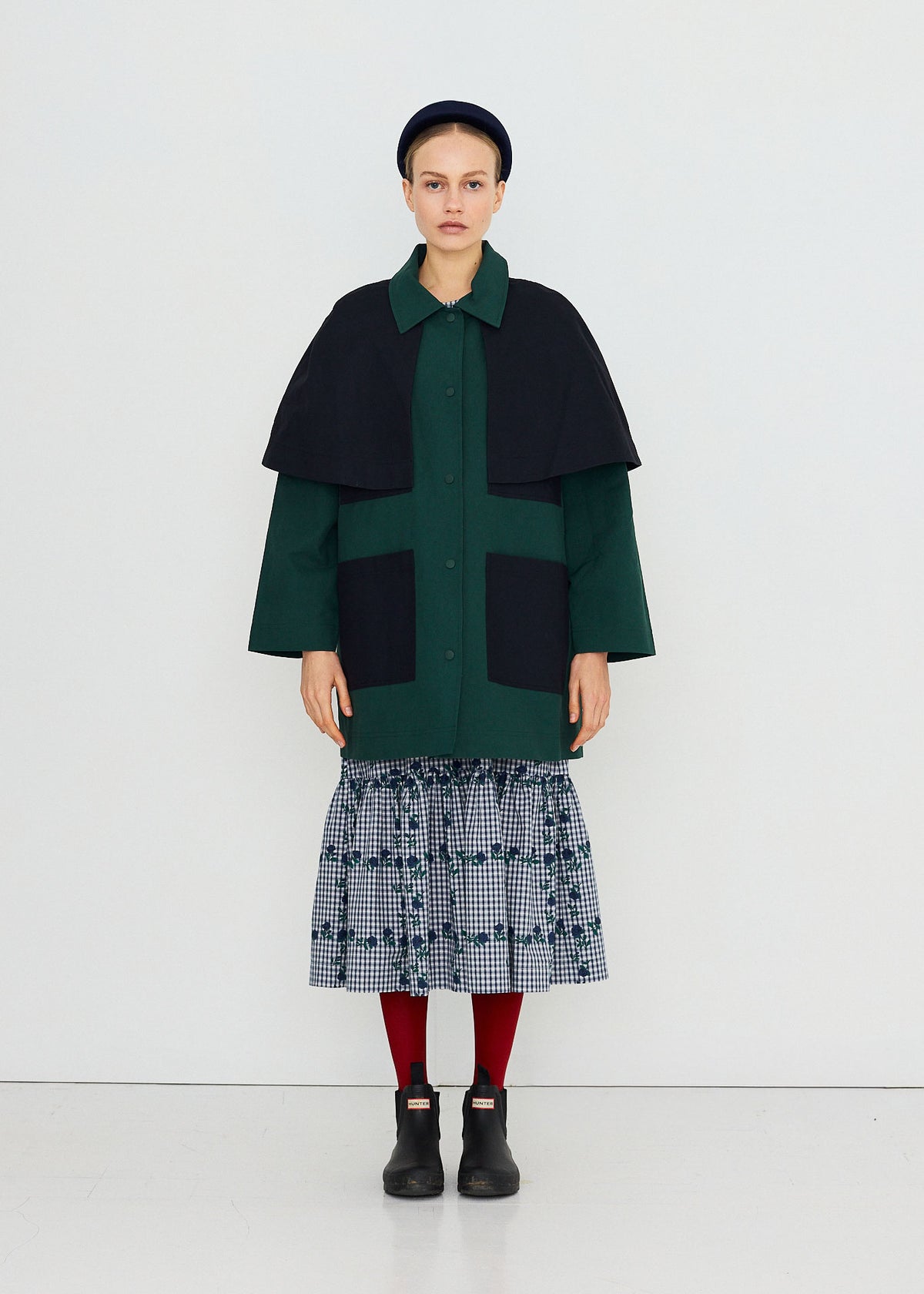 The Tiny Big Sister Bicolor Trench Coat