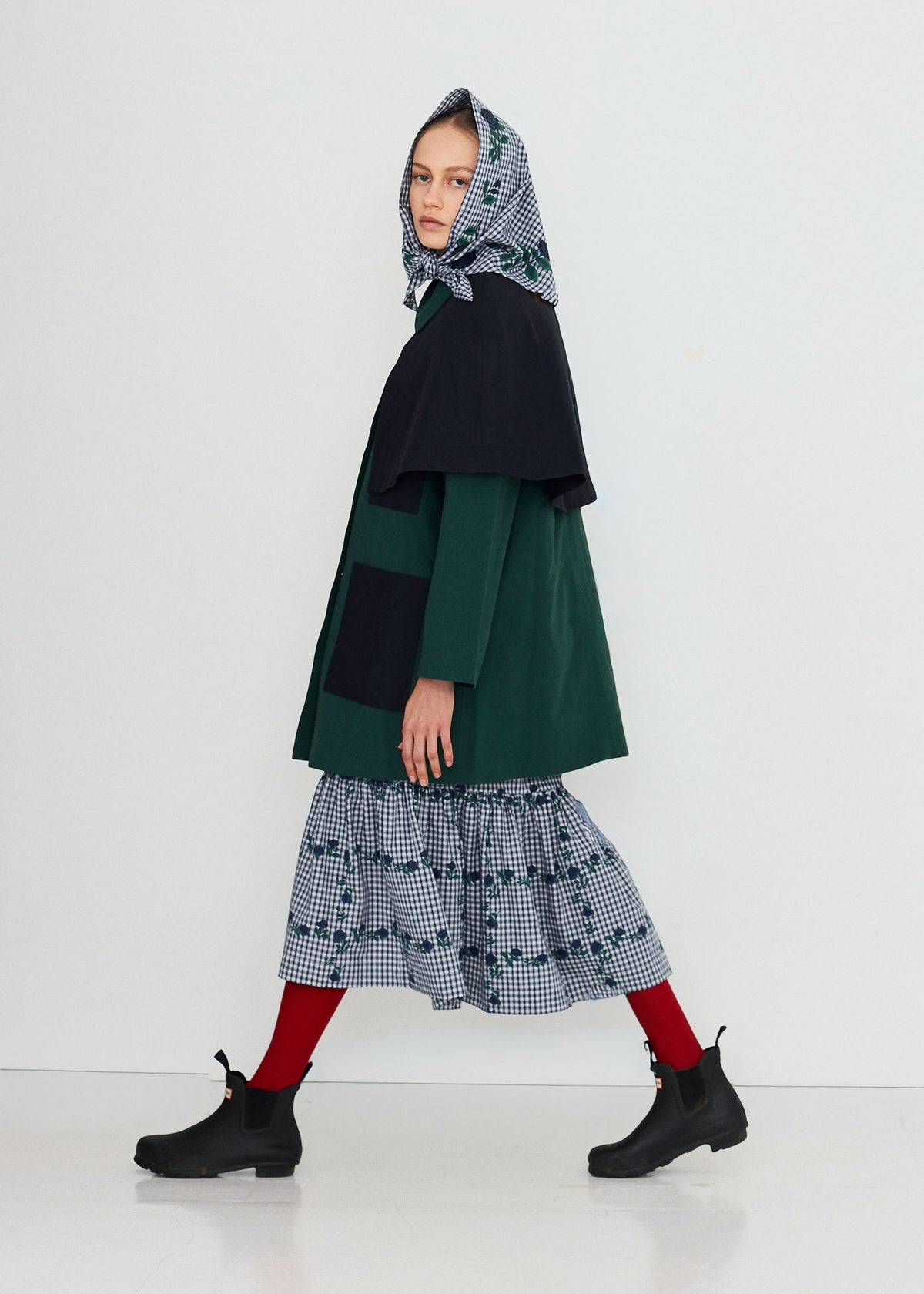 The Tiny Big Sister Bicolor Trench Coat