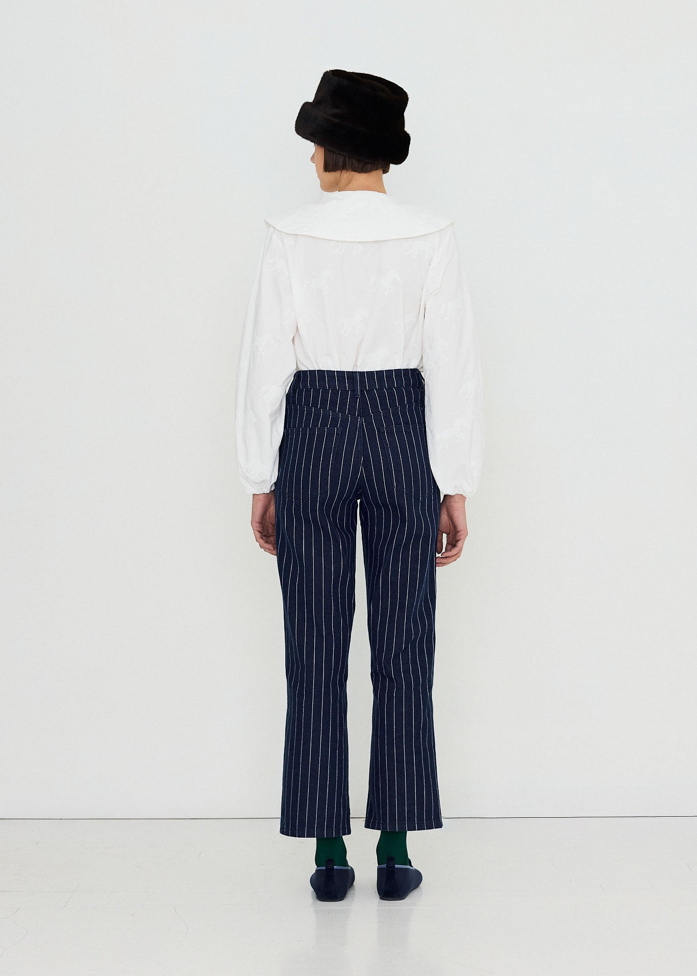 The Tiny Big Sister Horses Buttoned Blouse