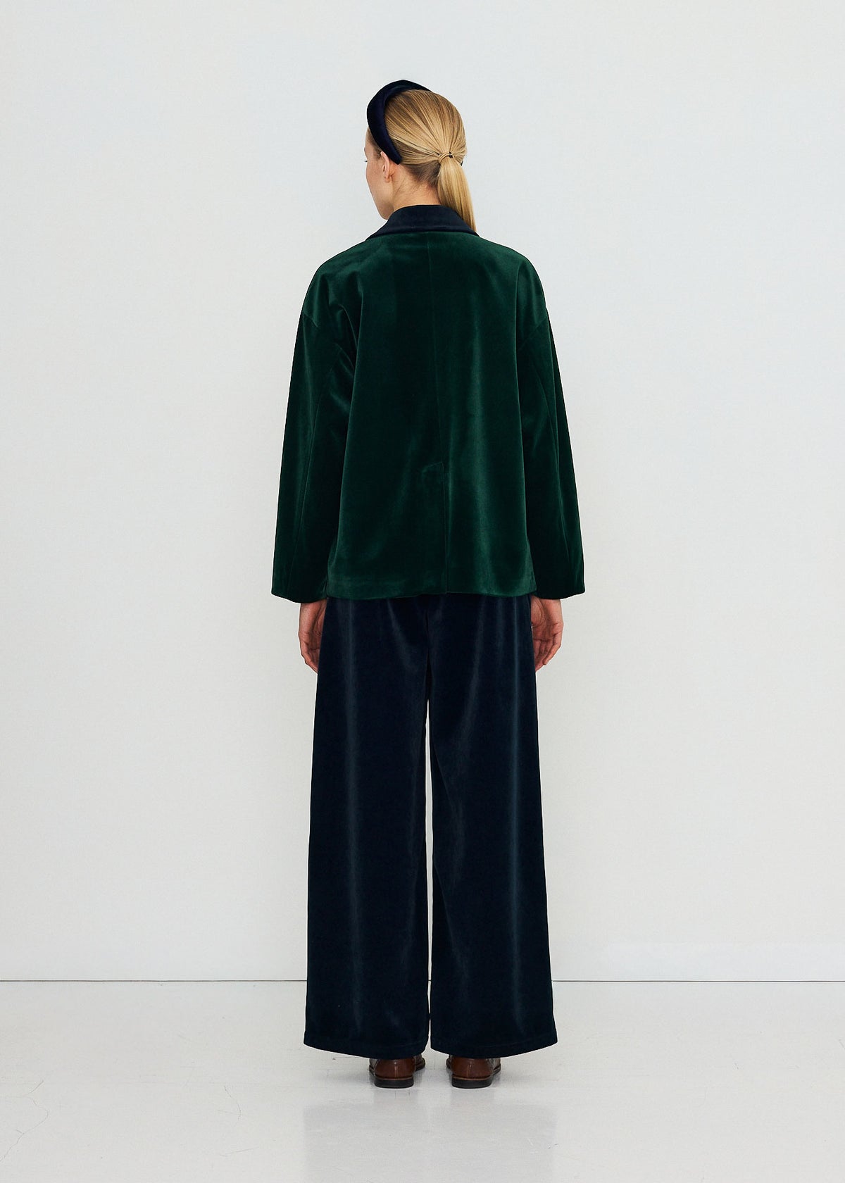 The Tiny Big Sister Velvet Blazer