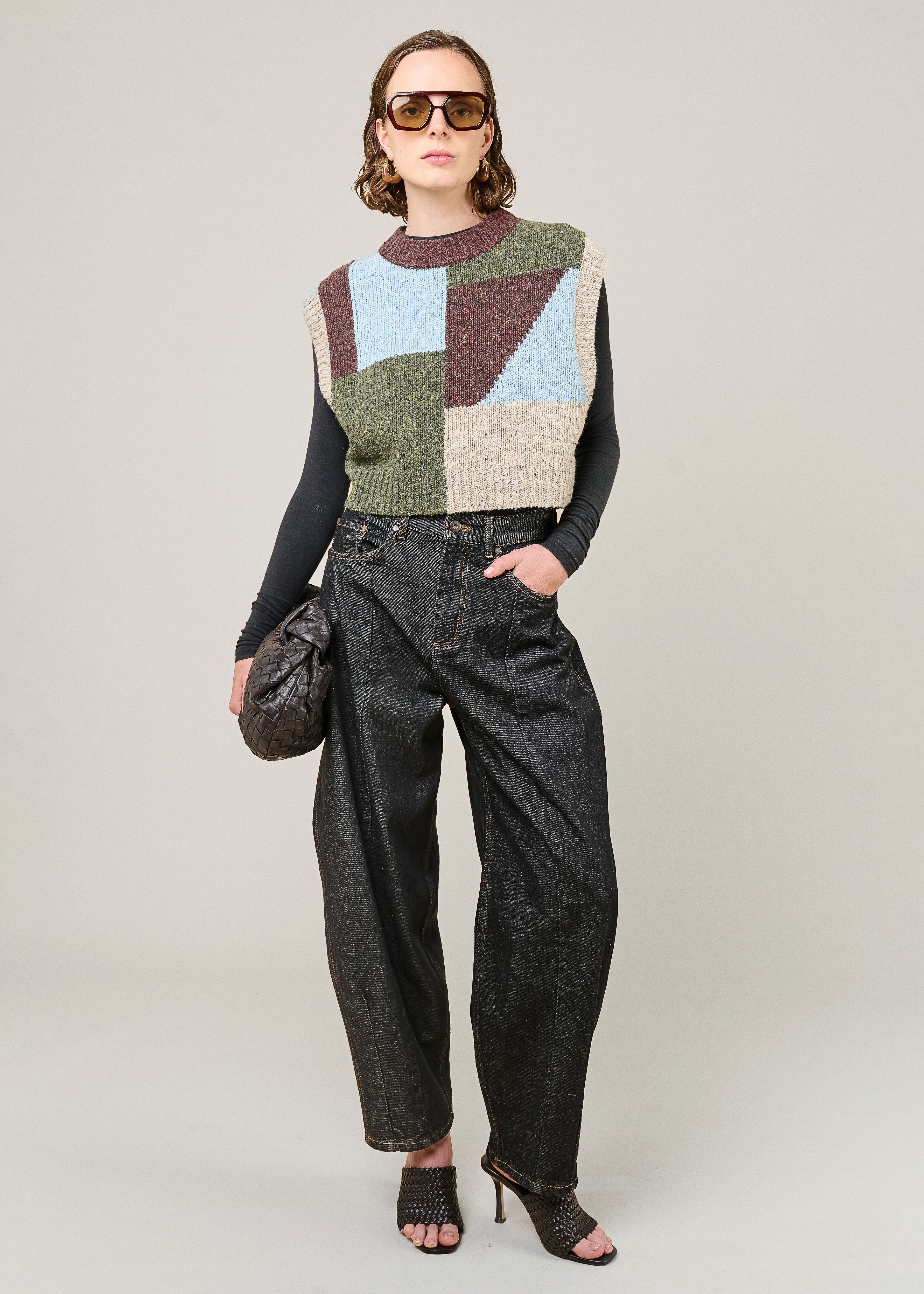 VI.VE.RE Wren Colour Block Tank