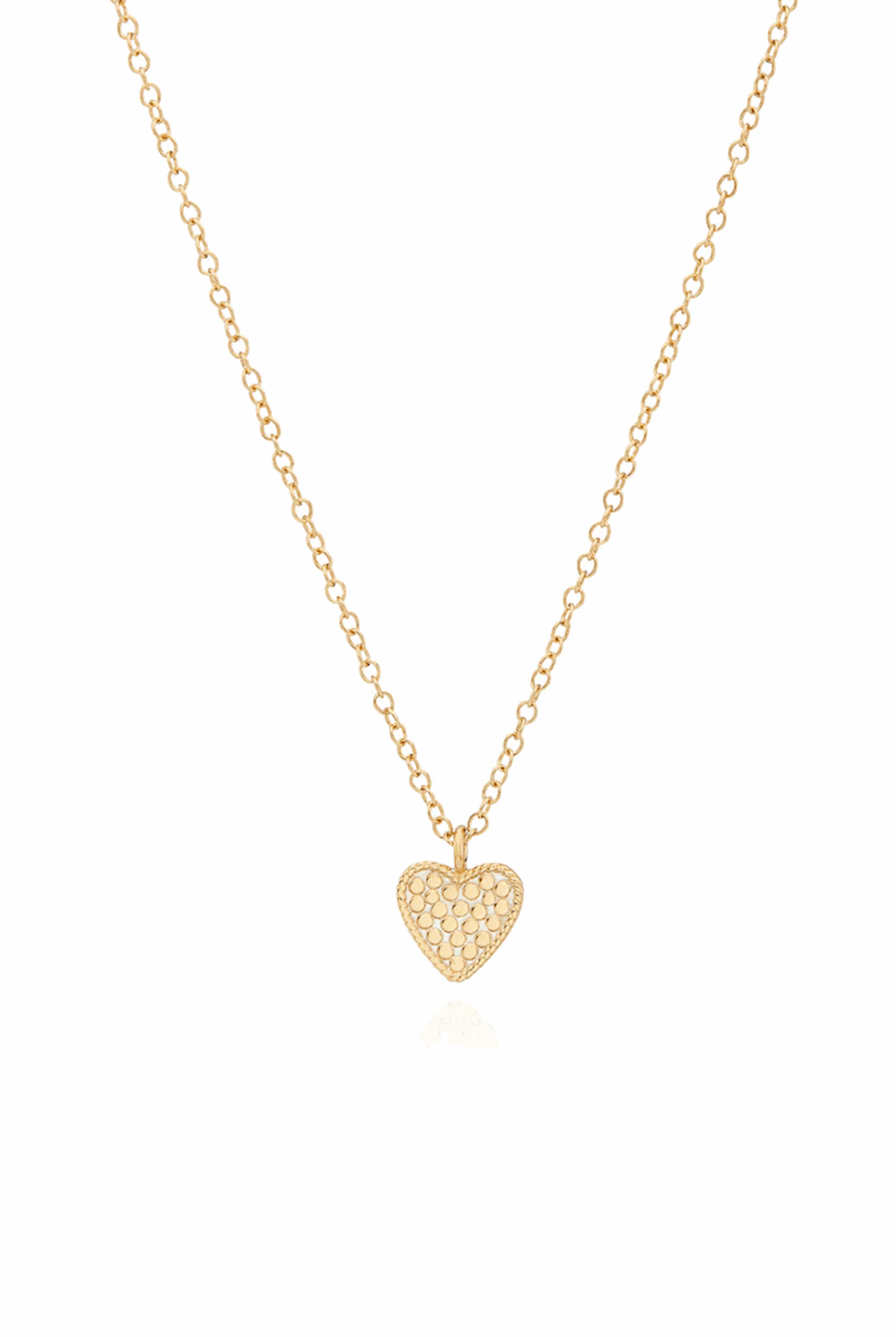 Anna Beck - Small Heart Necklace Gold