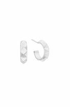 Anna Beck - Studded Hoops - Silver