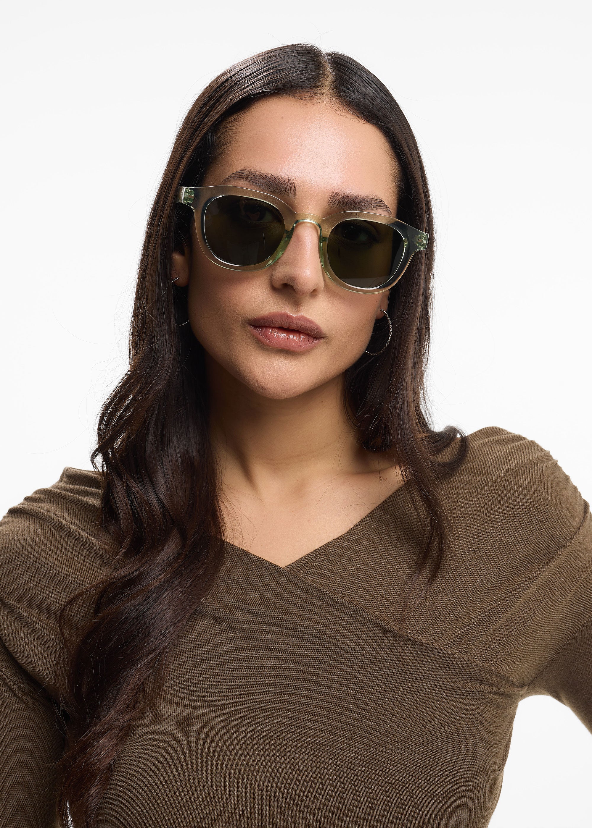 Barner Andy Glossy Sunglasses - Pistachio