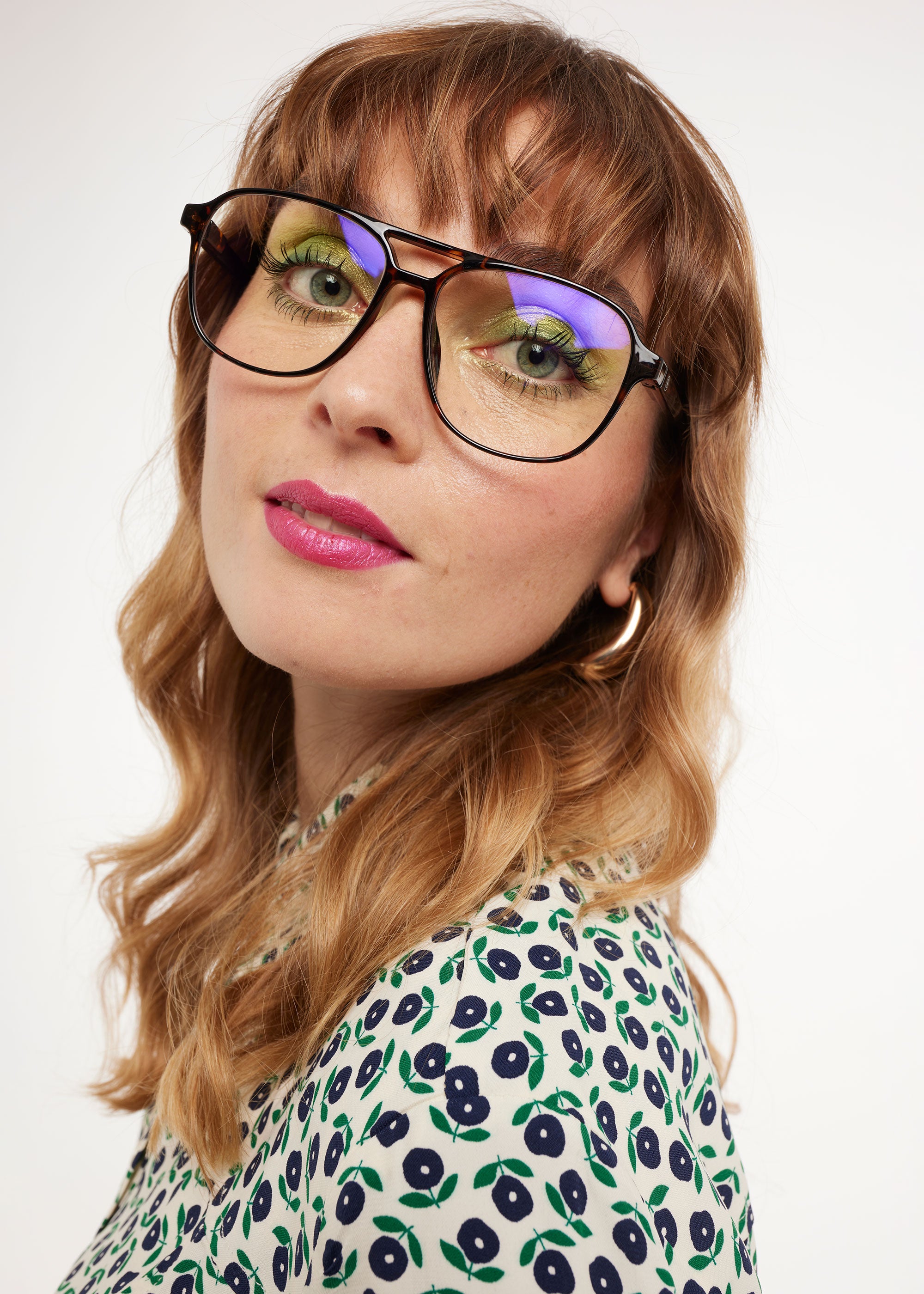 Barner Brad Glossy Blue Light Glasses - Tortoise