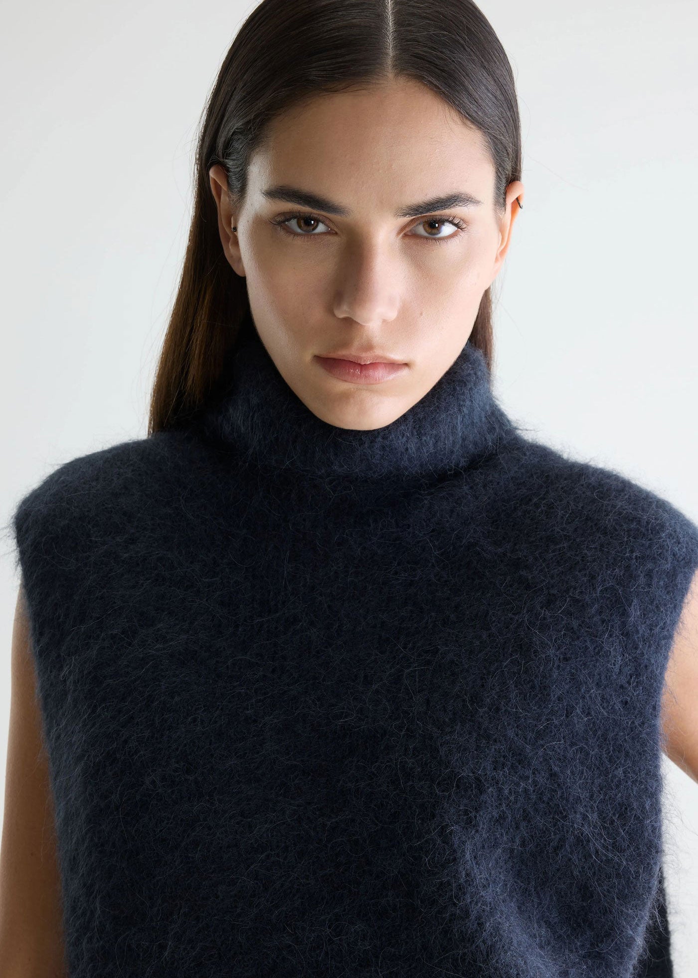 Bellerose Daren Navy Blue Sleeveless Sweater