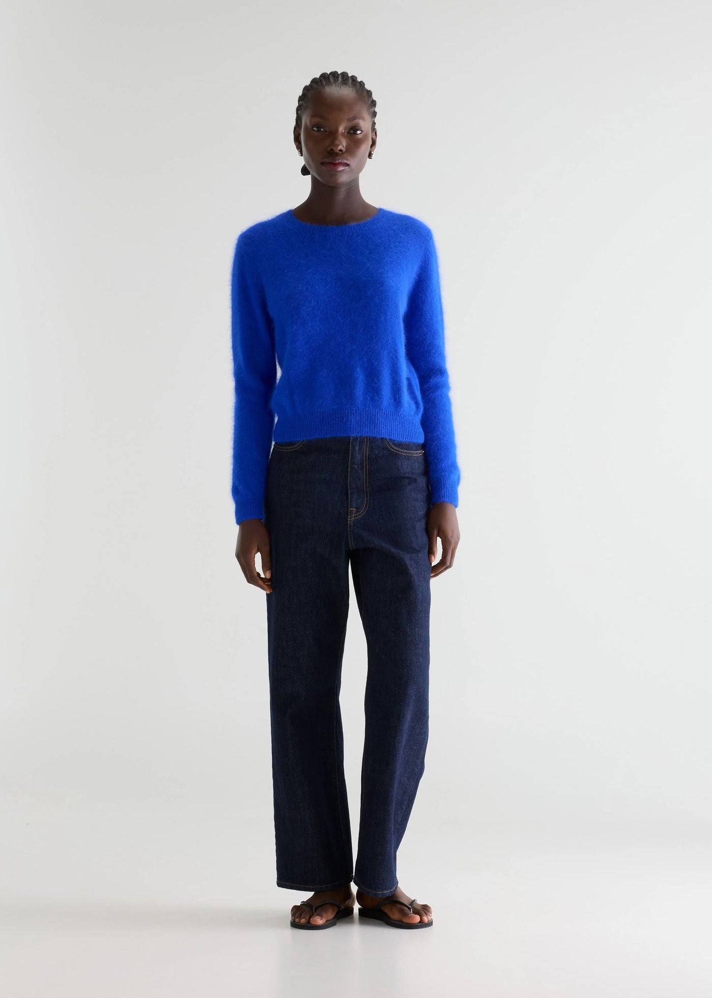Bellerose Datti Angora-Blend Sweater - Lazuli