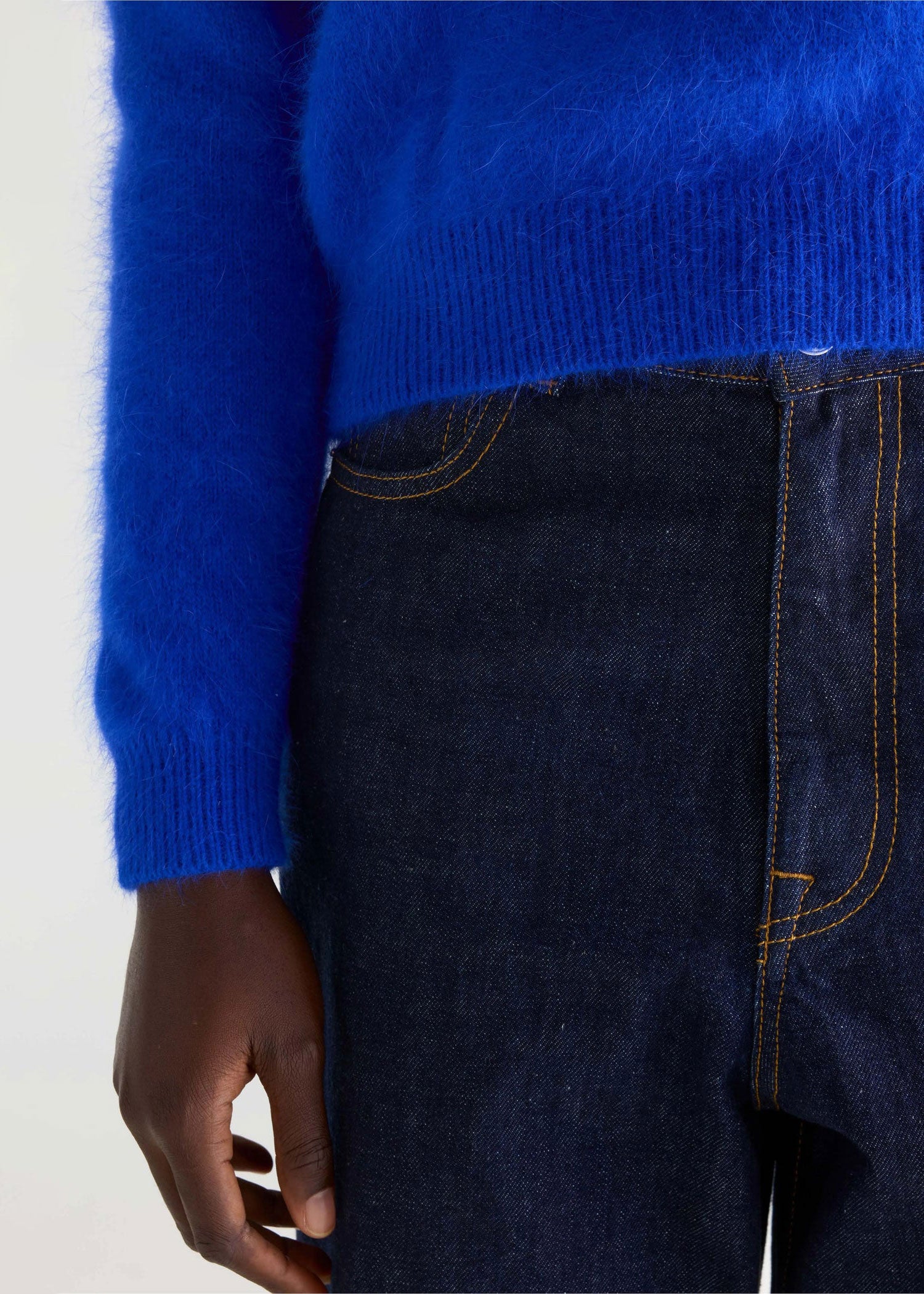 Bellerose Datti Angora-Blend Sweater - Lazuli