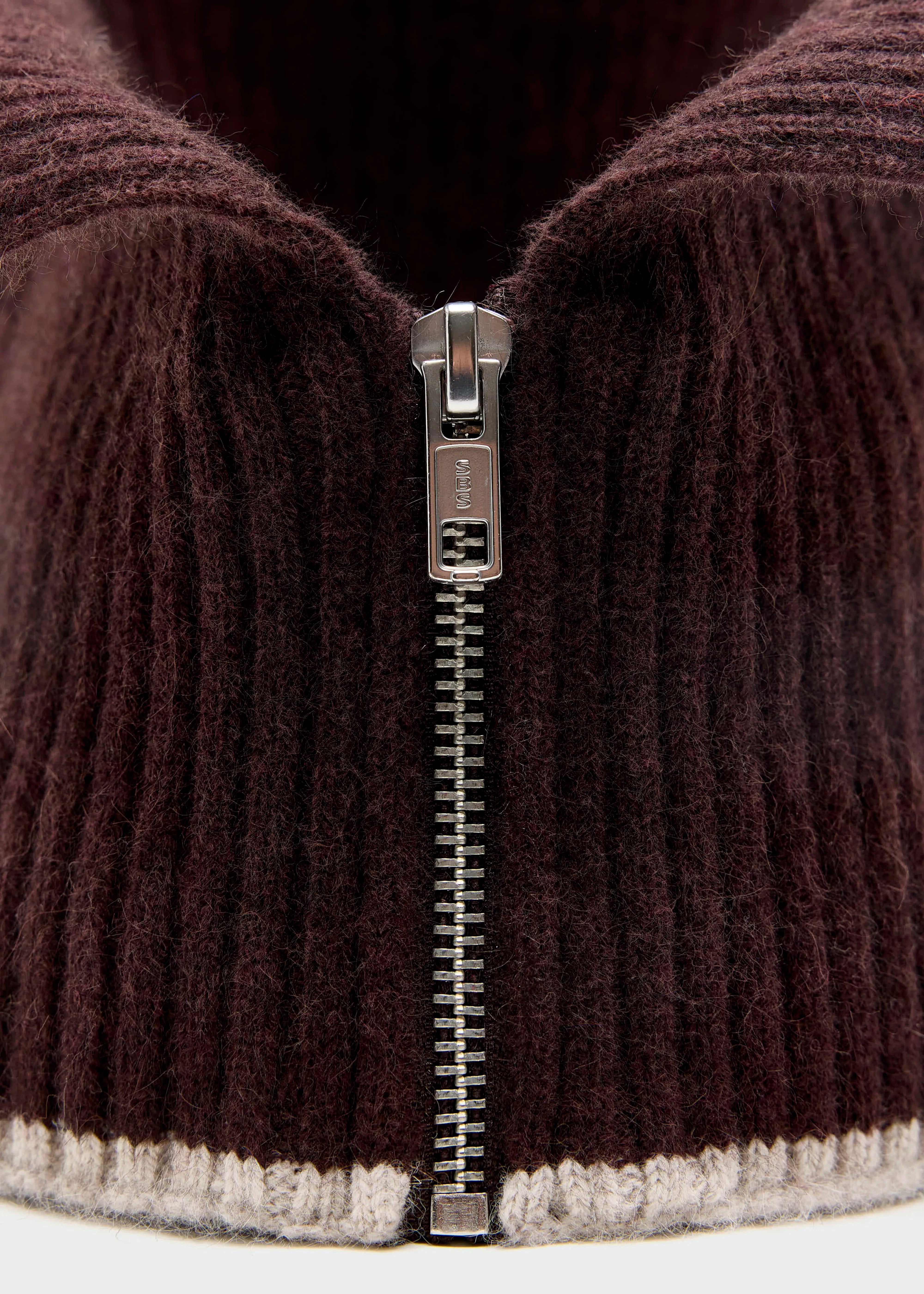 Bellerose Dusyk Zip Collar - Dark Roast