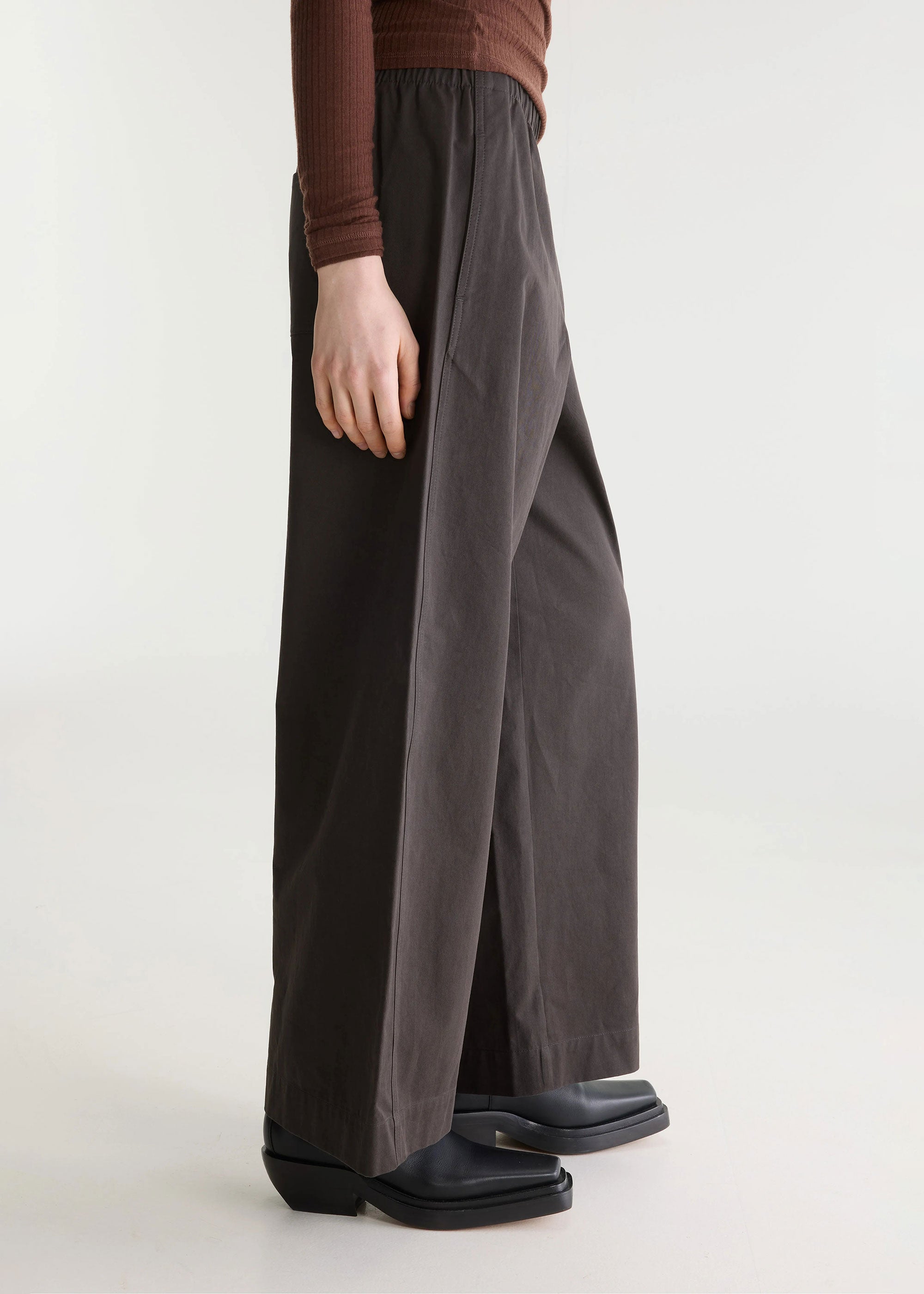 Bellerose Joline Straight Trousers - Dark Roast