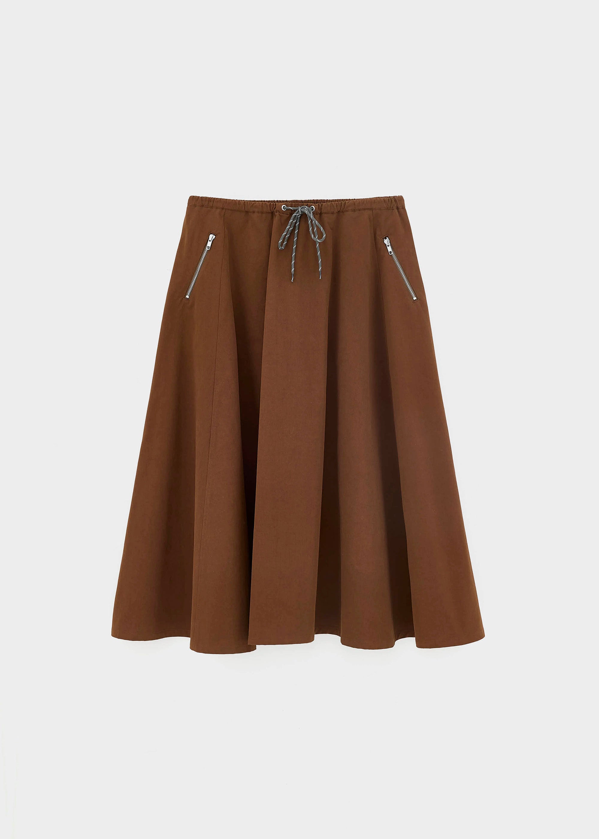 Bellerose Harlin Relaxed Midi Skirt - Mocca