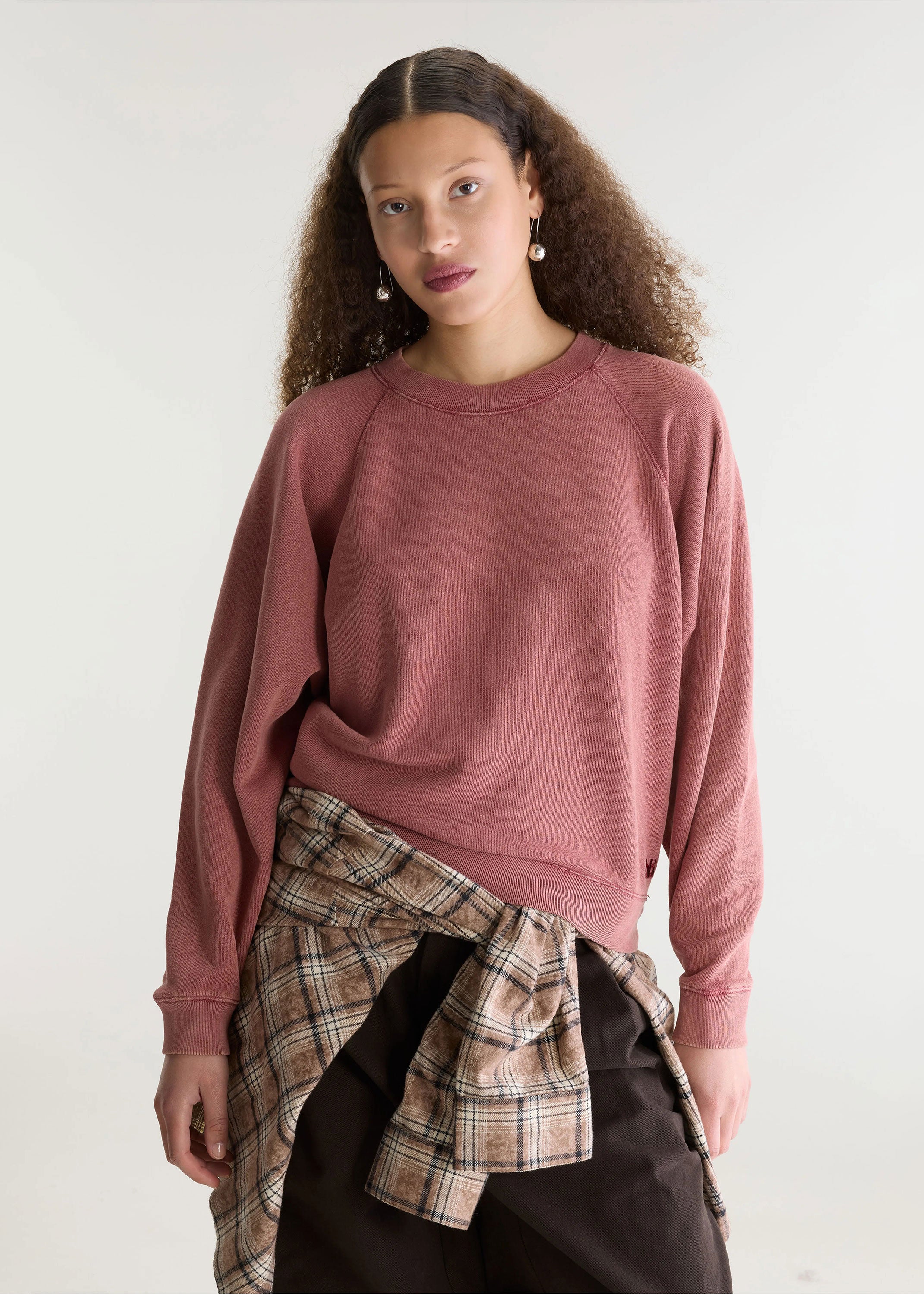 Bellerose Fella Relaxed Sweatshirt - Cerise