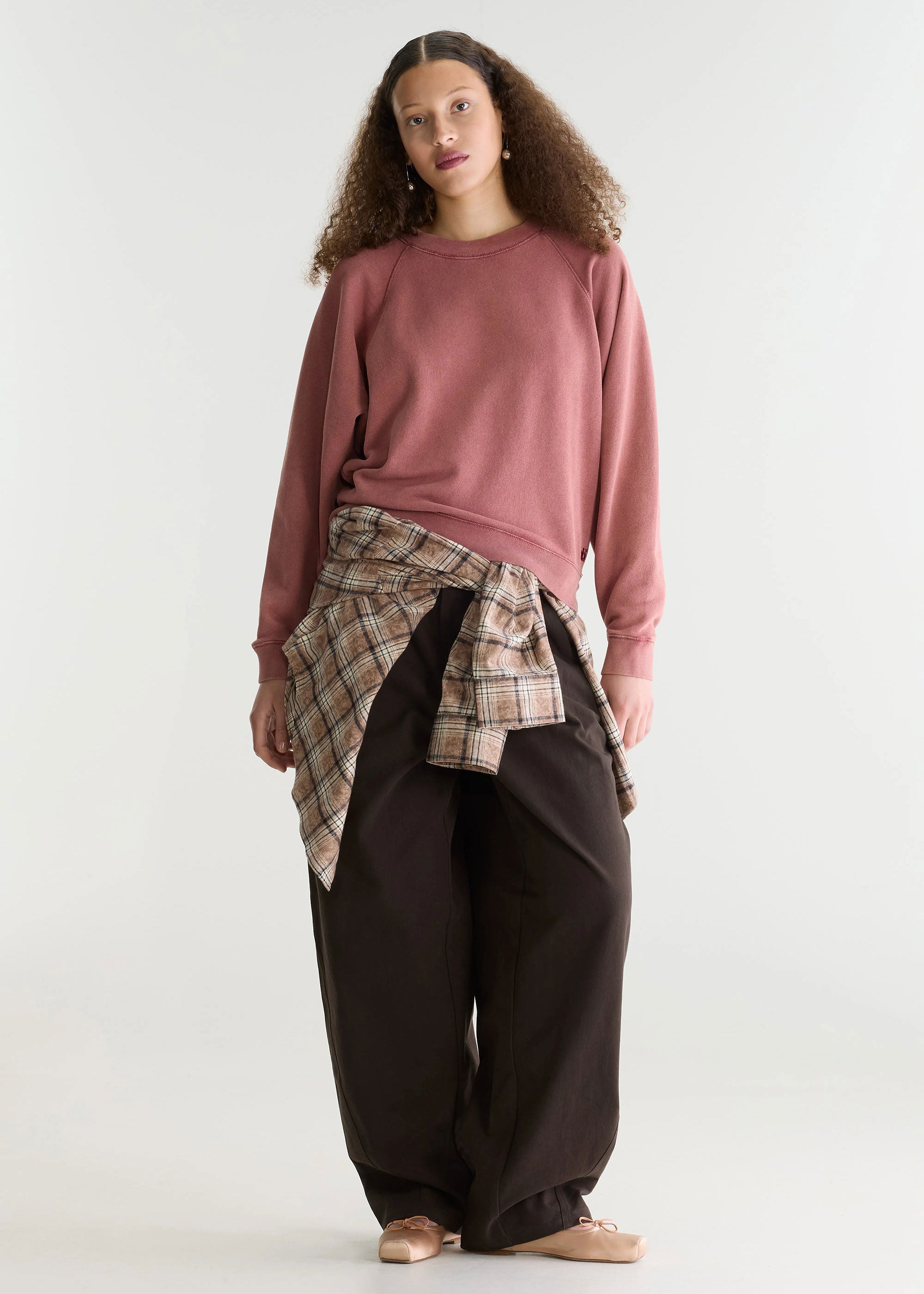 Bellerose Fella Relaxed Sweatshirt - Cerise