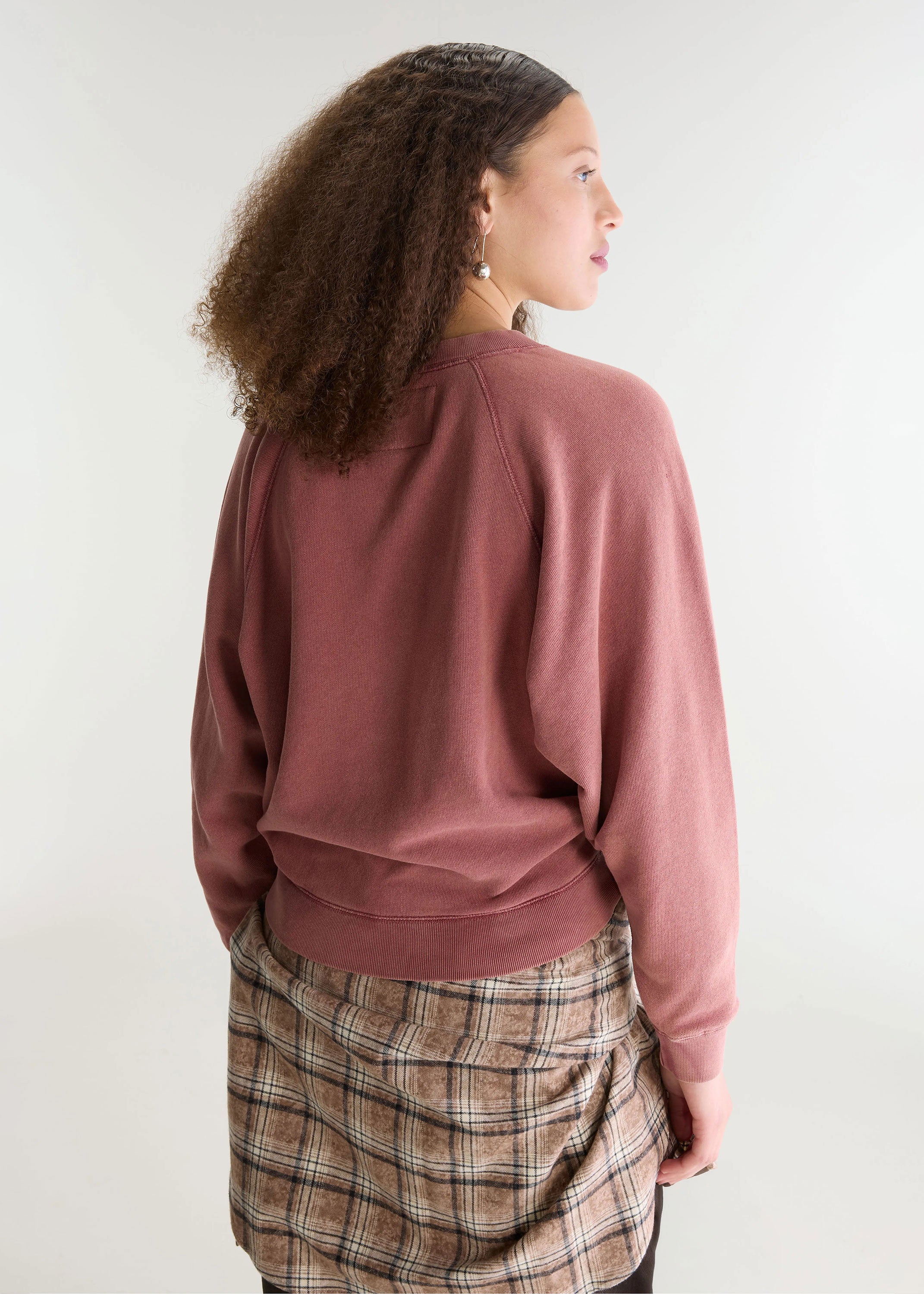 Bellerose Fella Relaxed Sweatshirt - Cerise