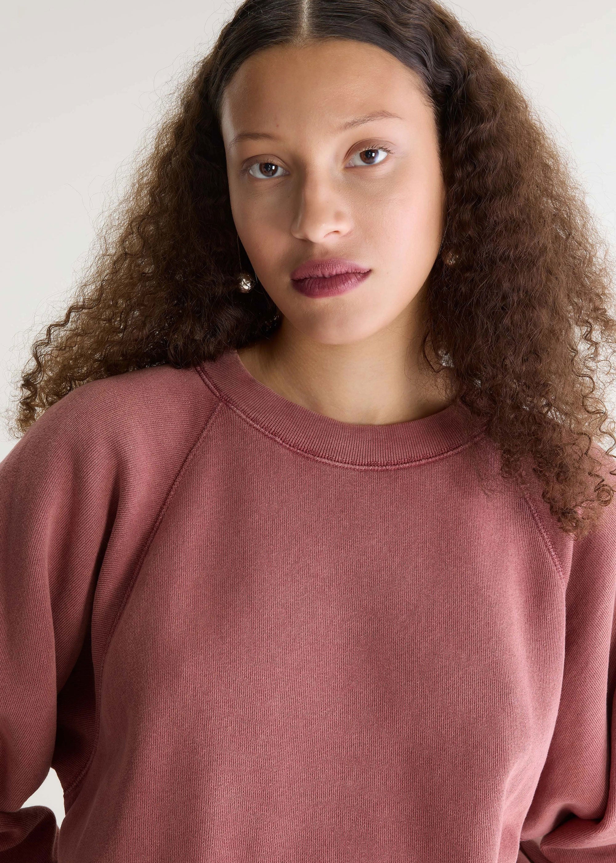 Bellerose Fella Relaxed Sweatshirt - Cerise