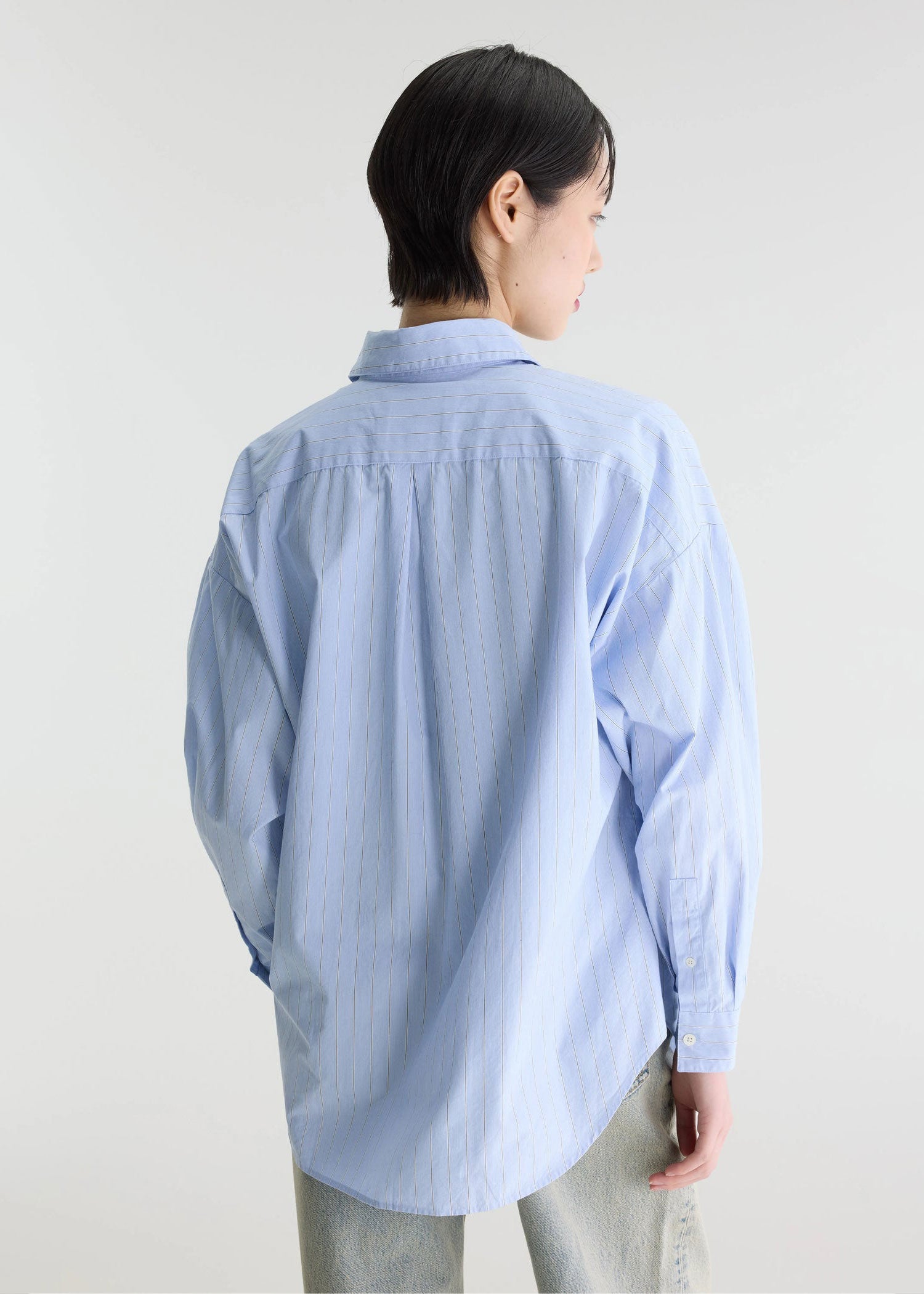 Bellerose Giorgia Striped Poplin Shirt