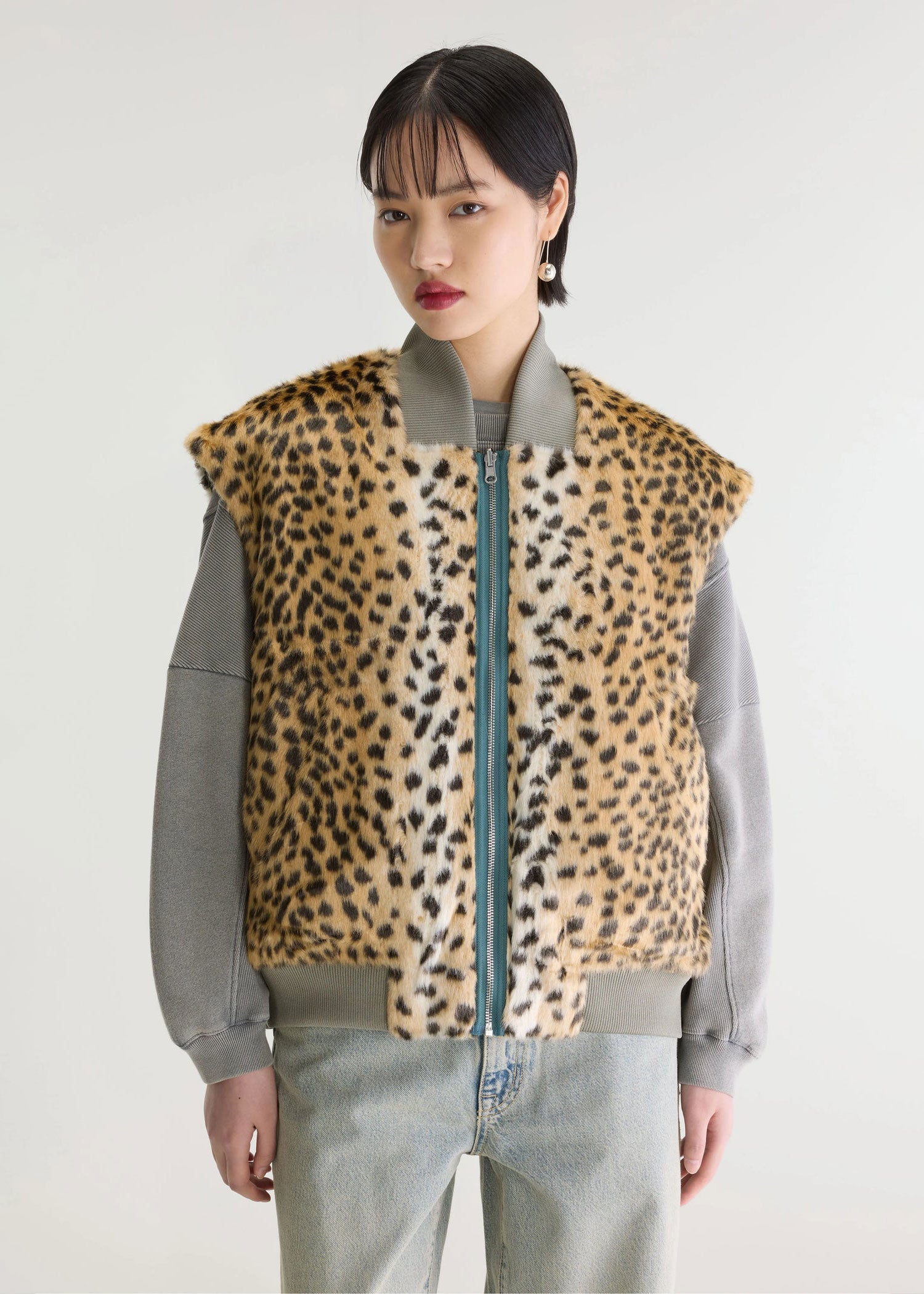 Bellerose Haalo Leopard-Print Bodywarmer
