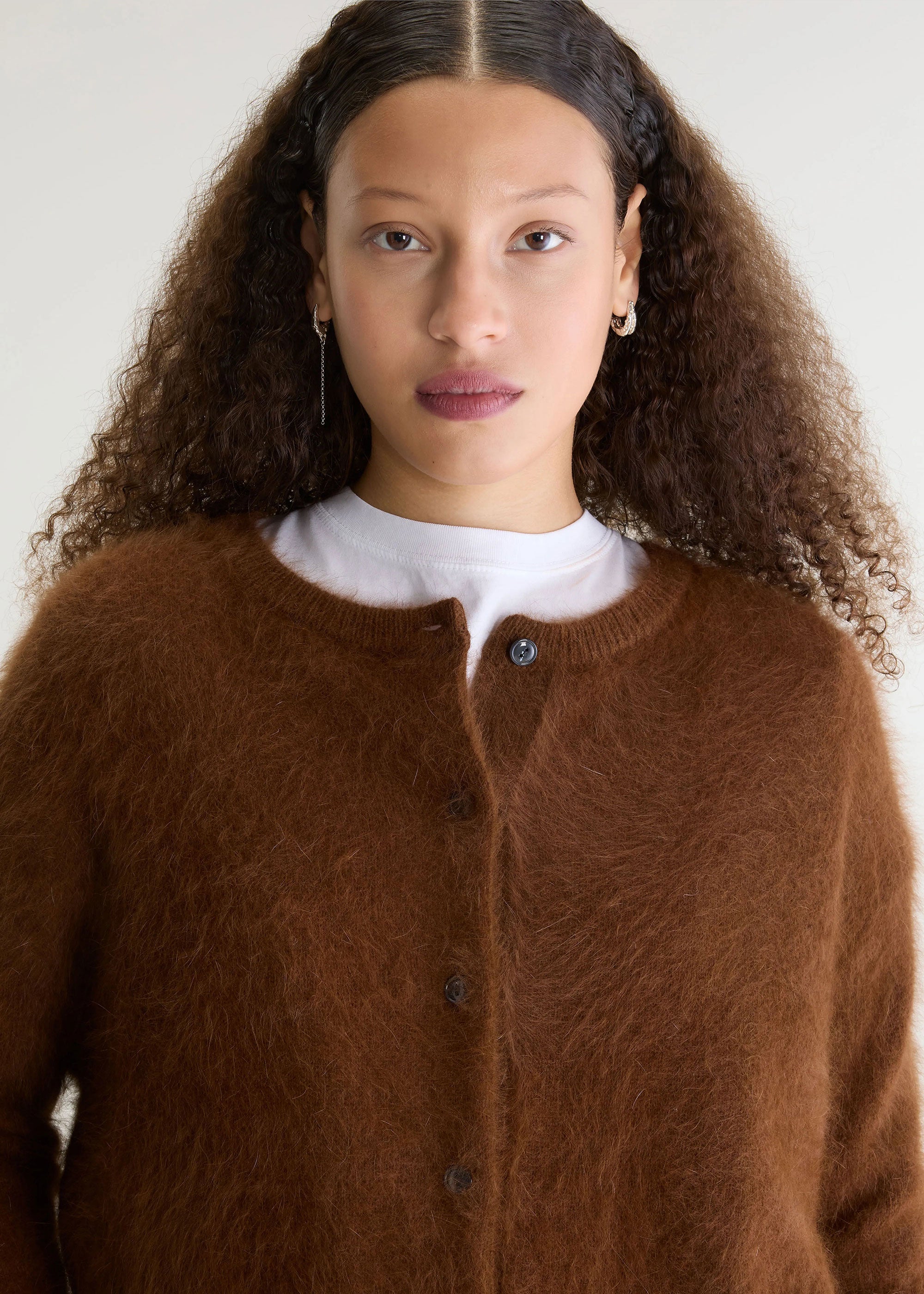 Bellerose Dathan Angora-Blend Cardigan - Bison