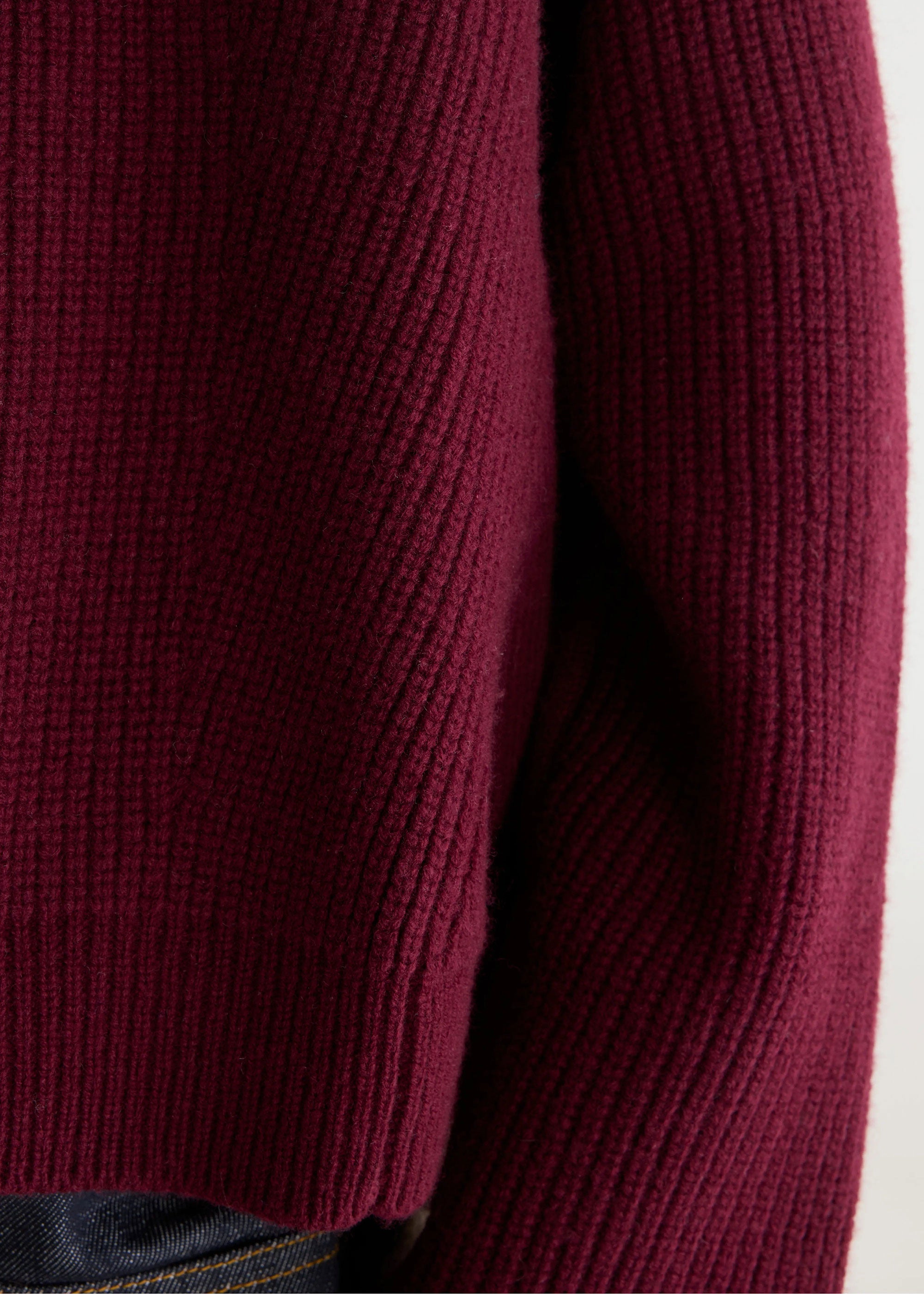 Bellerose Dorou Cropped Crewneck Sweater