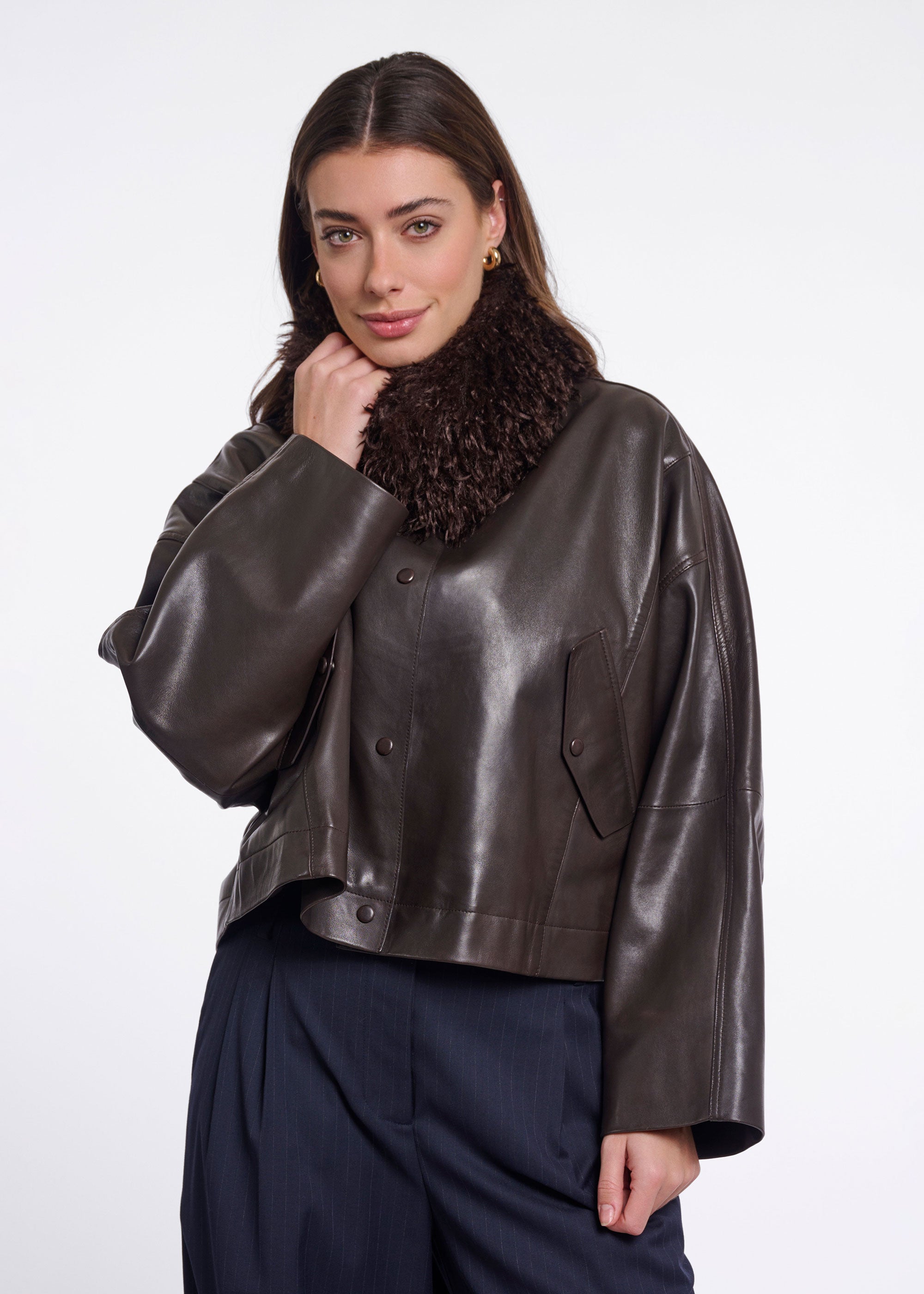 Rino & Pelle Banu Scarf - Coffee Roast