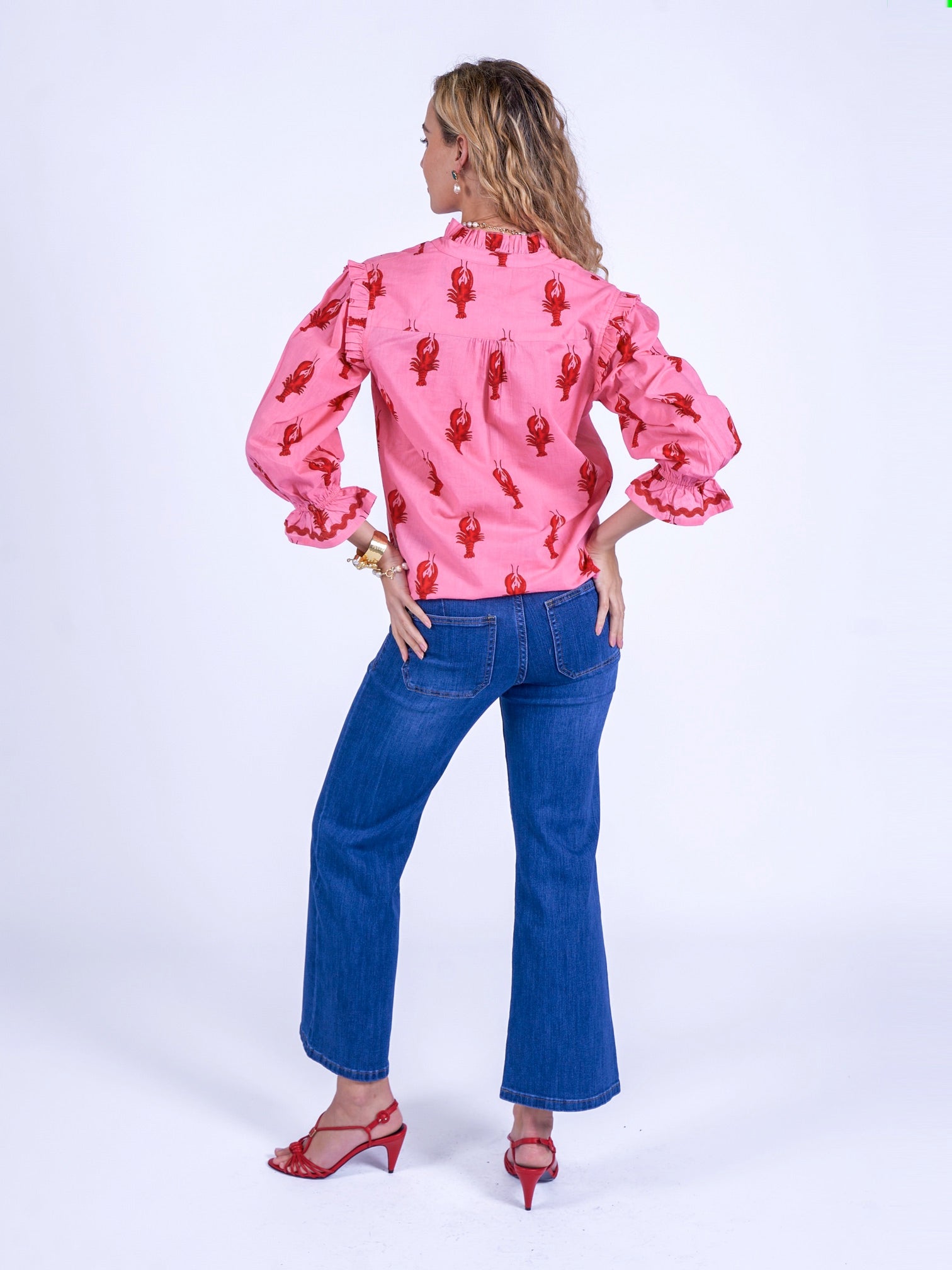 New Day Originals Beo Blouse - Lone Lobster