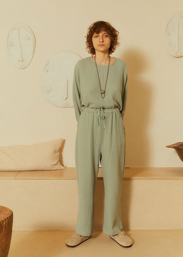 L.F.Markey Camry Trousers - Duck Egg