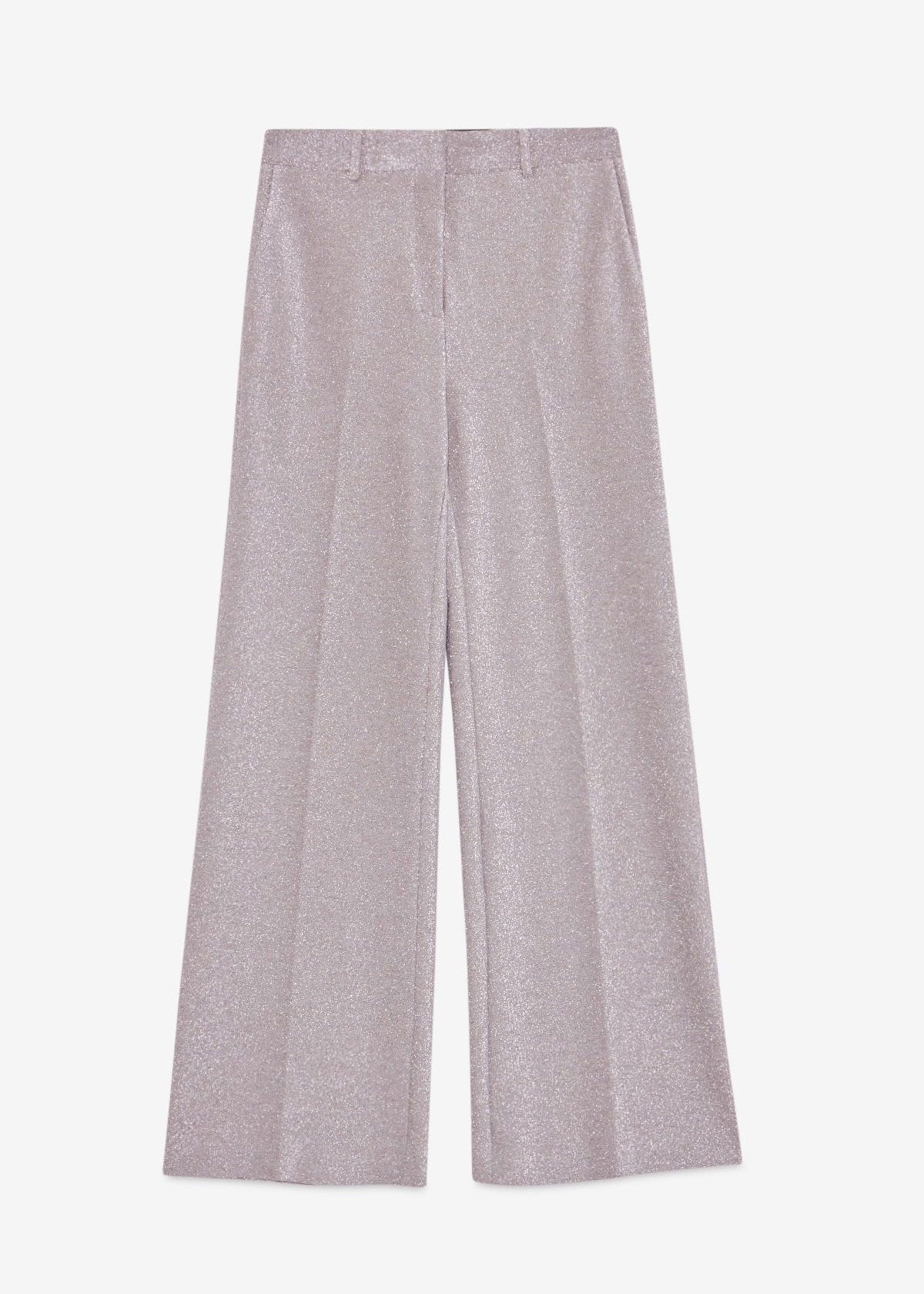 ottod'Ame Palazzo Trousers - Silver