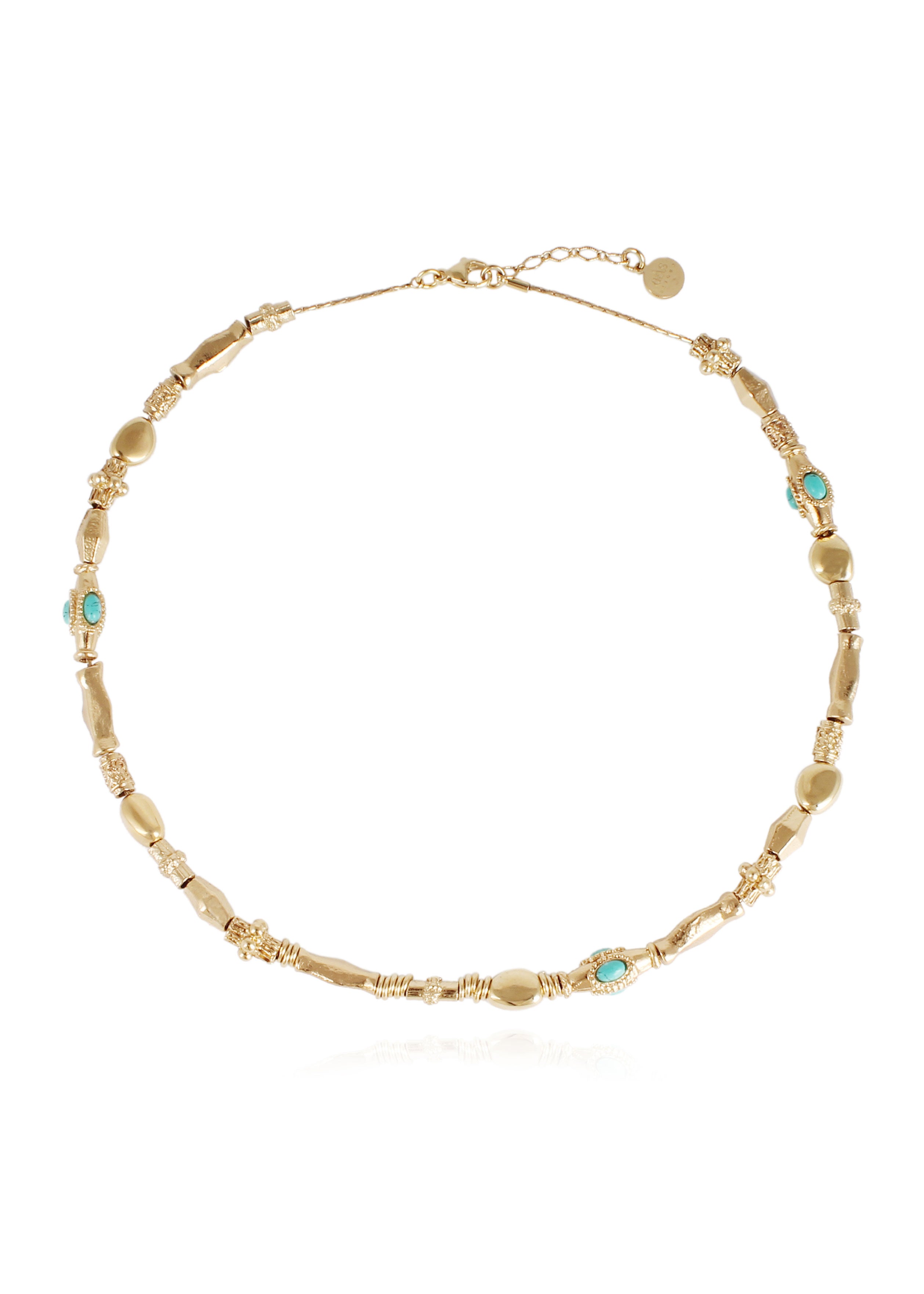 Gas Bijoux Kali Cabochons Necklace - Gold