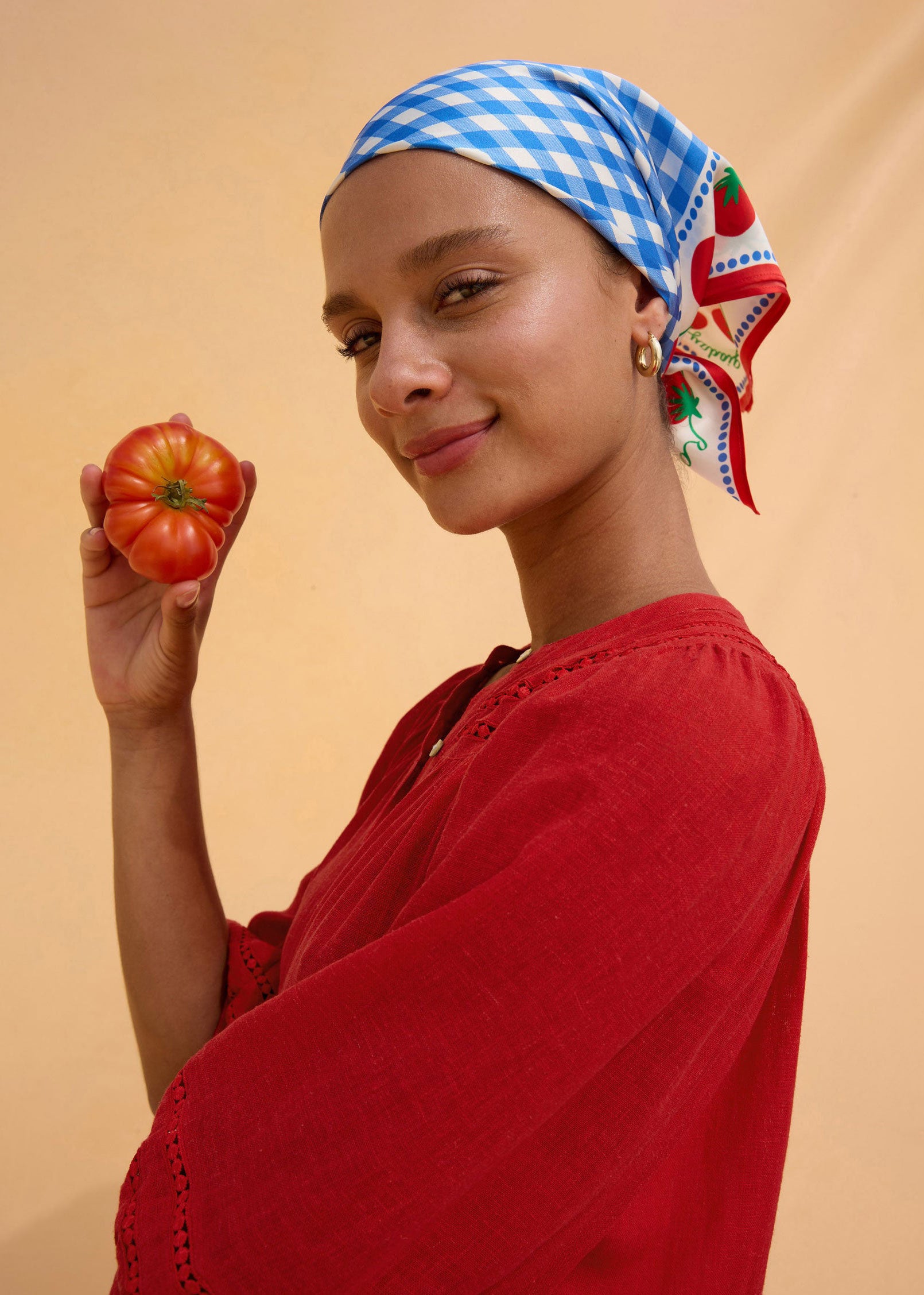 Rails Theia Top - Tomato