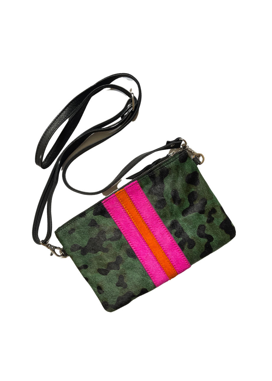 Forever Wild Galloway Midi Crossbody Clutch - Camo