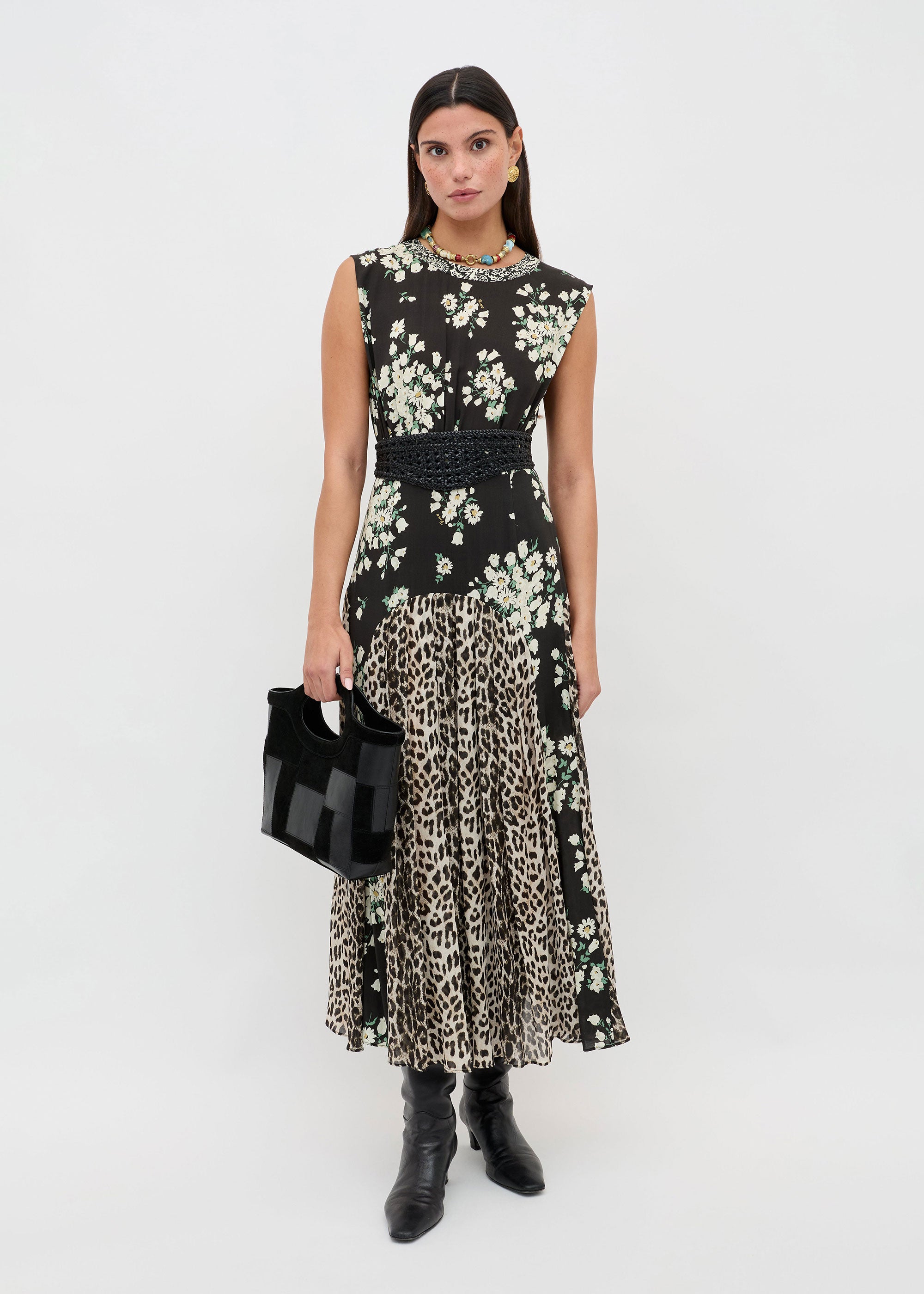 Rixo Coralie Midi Dress