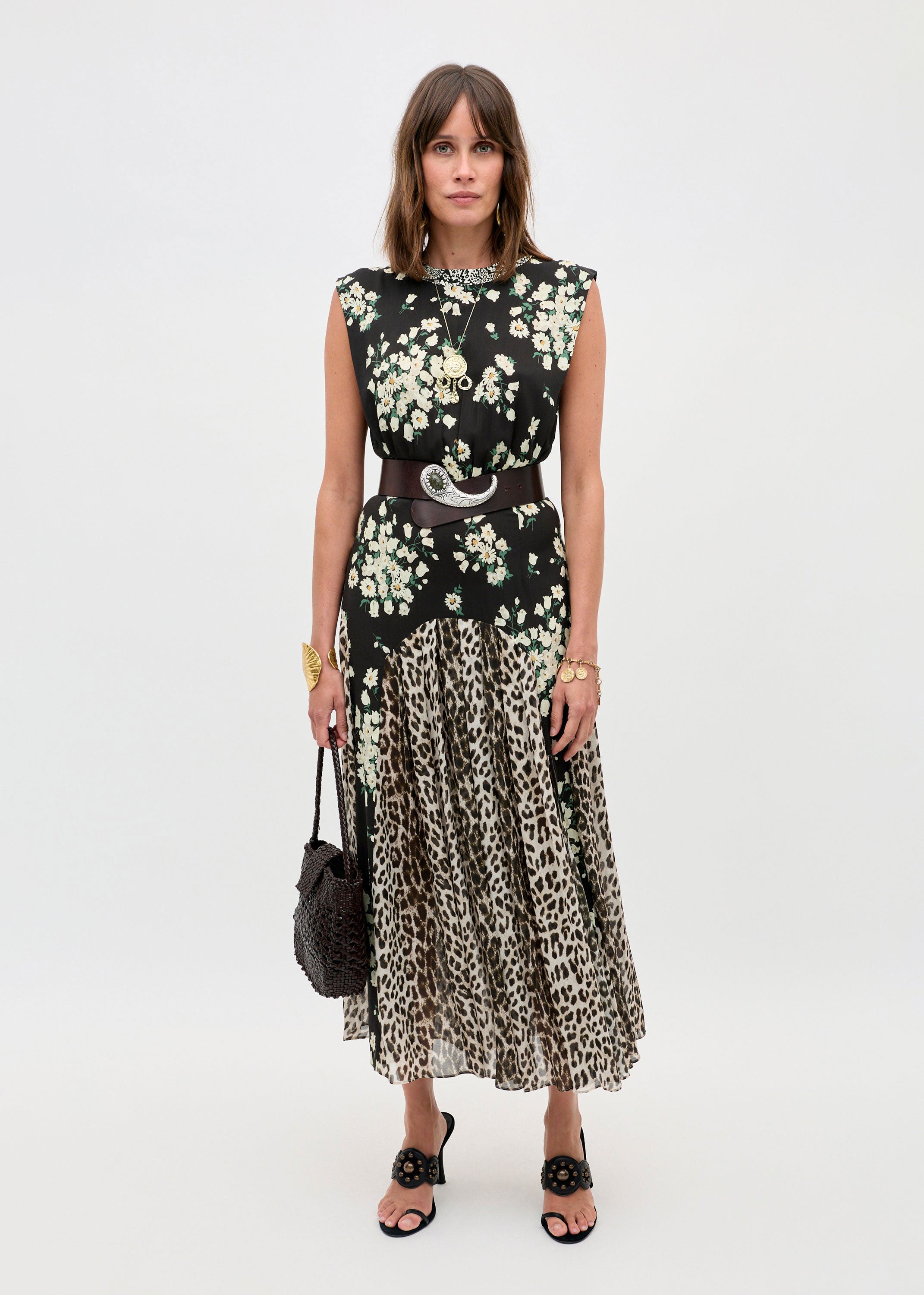 Rixo Coralie Midi Dress