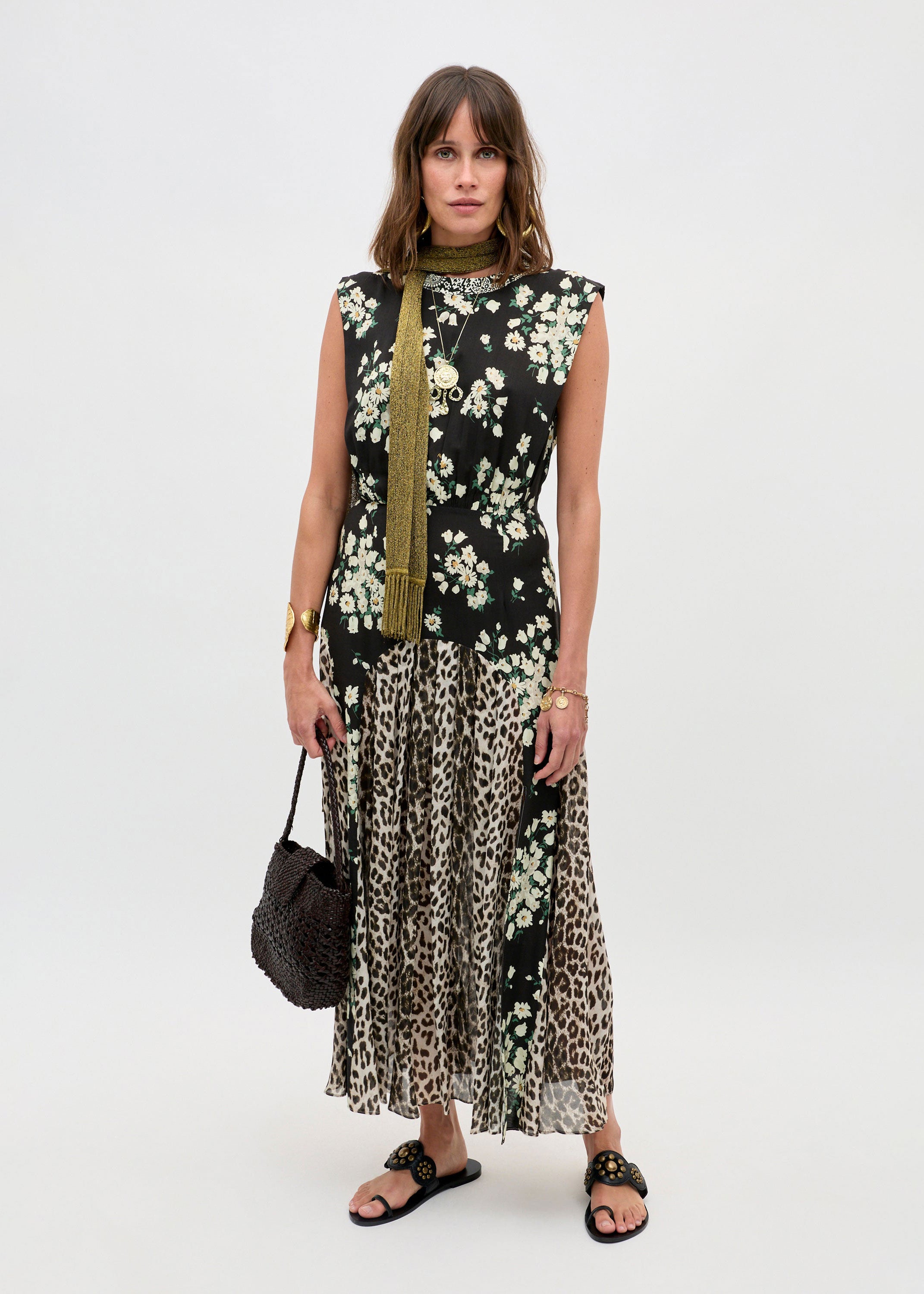 Rixo Coralie Midi Dress