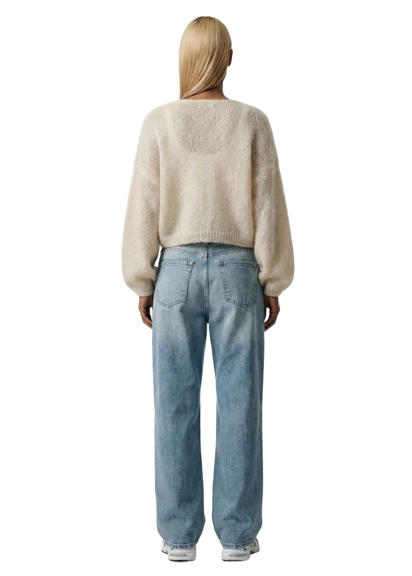 American Dreams Cornelia Cropped Cardigan - Beige