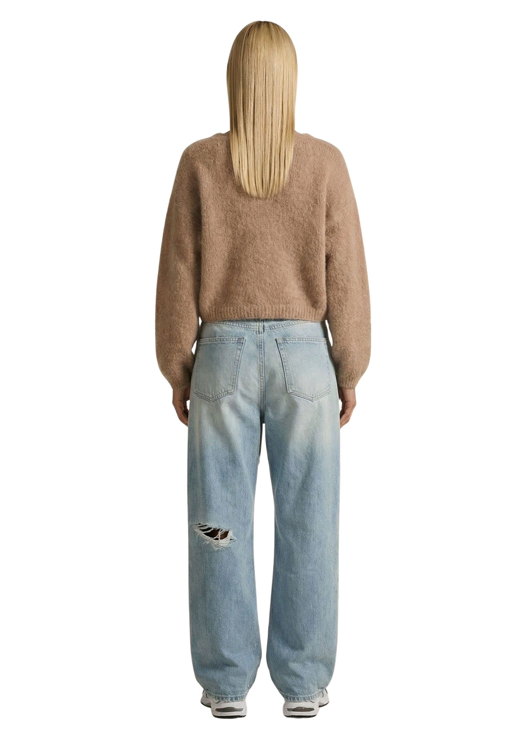 American Dreams Cornelia Cropped Cardigan - Medium Brown