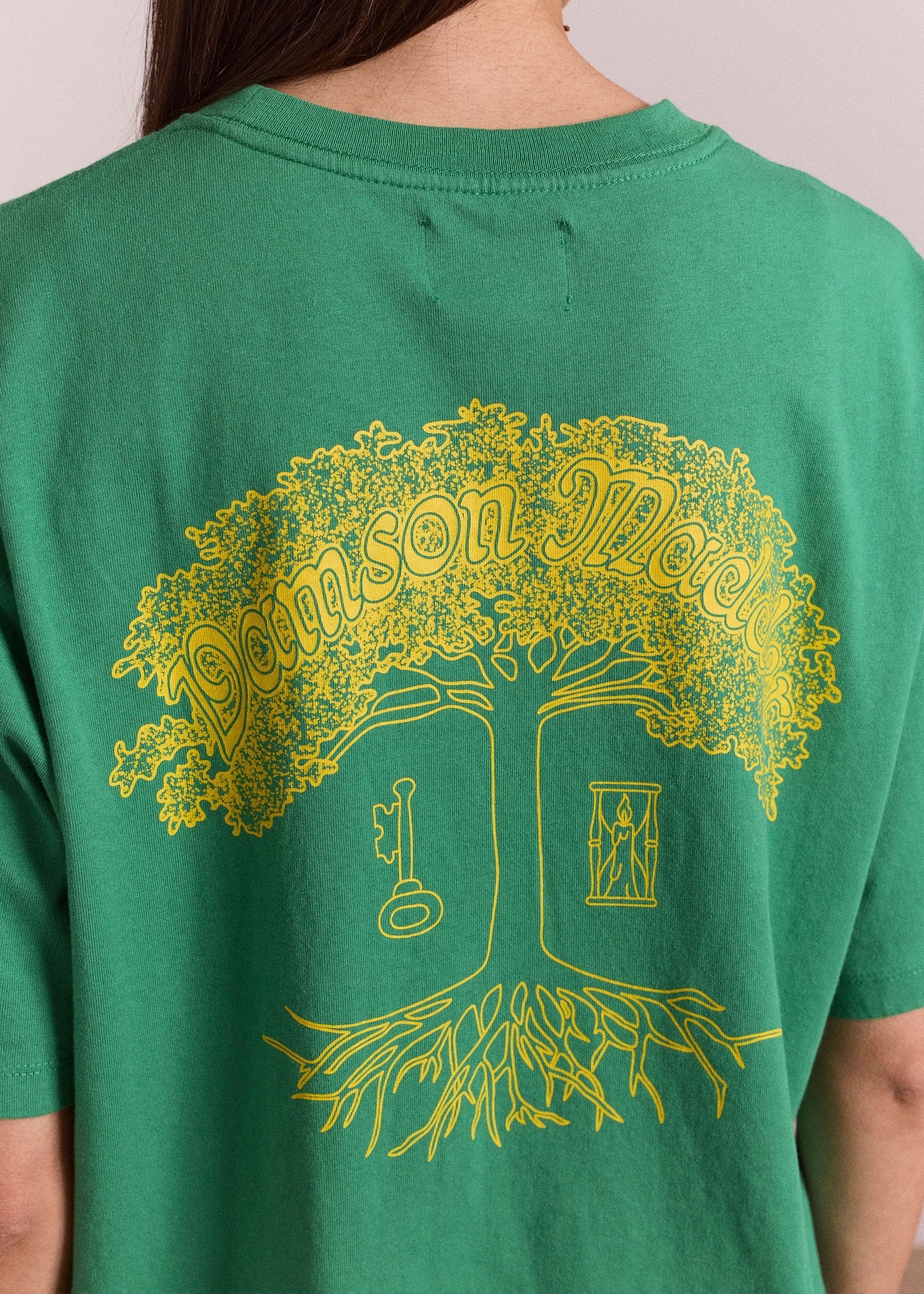 Damson Madder Daily Rituals Graphic Tee - Green