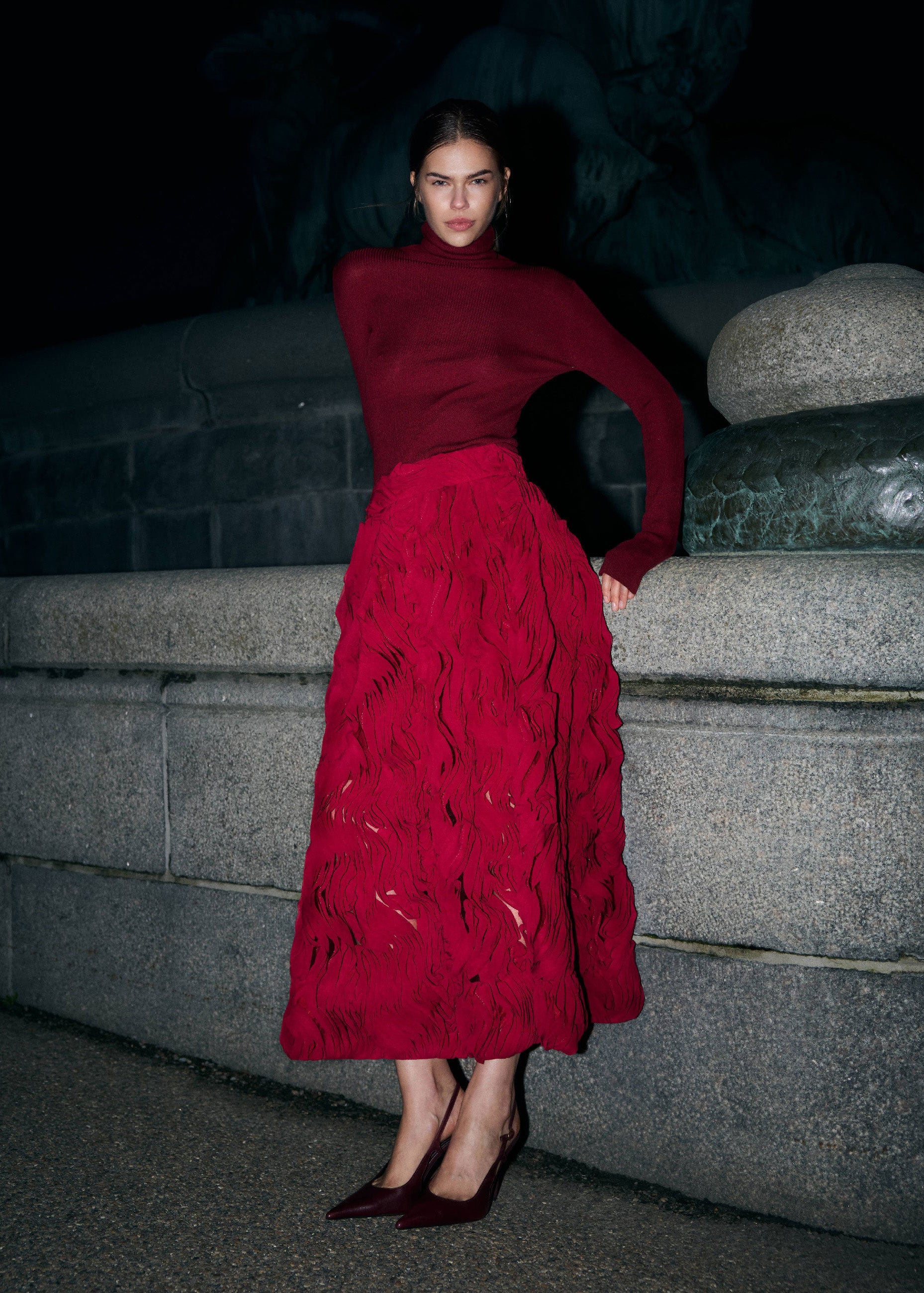 DAY Birger et Mikkelsen DAYMaylee Ruffled Lacy Skirt