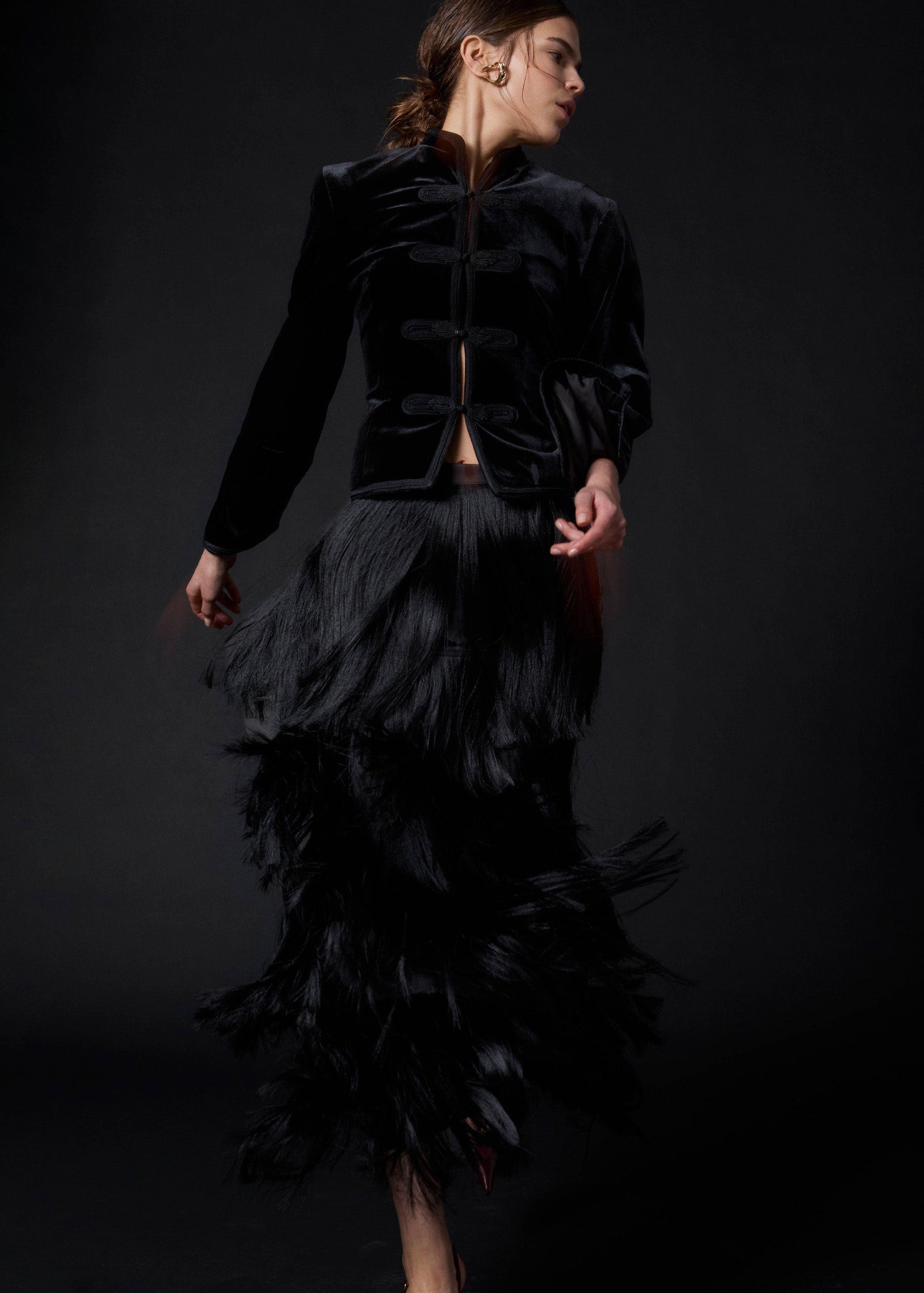 DAY Birger et Mikkelsen DAYRingo Modern Fringe Skirt